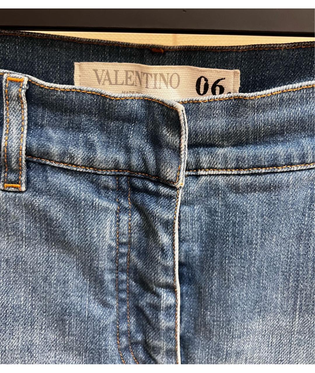 VALENTINO Синие прямые джинсы, фото 3