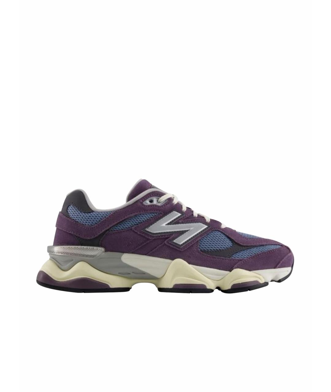 NEW BALANCE Фиолетовые замшевые кроссовки, фото 1
