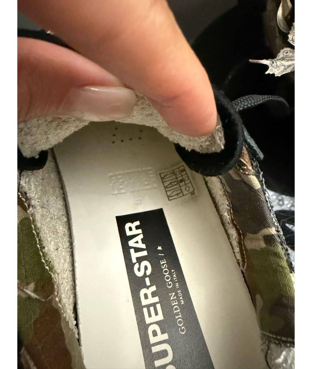GOLDEN GOOSE DELUXE BRAND Черные кожаные кеды, фото 8