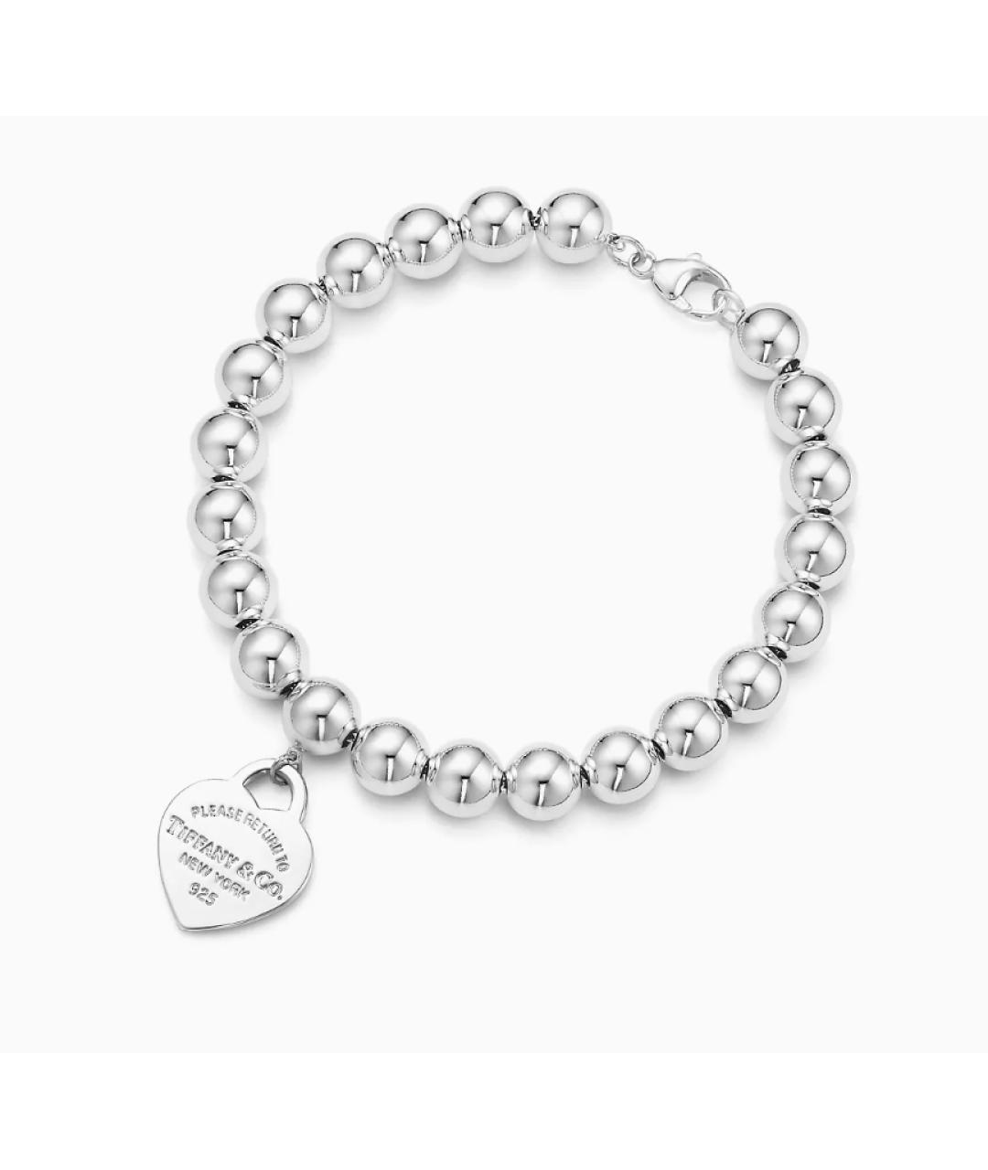 TIFFANY&CO Серебрянный серебряный браслет, фото 5