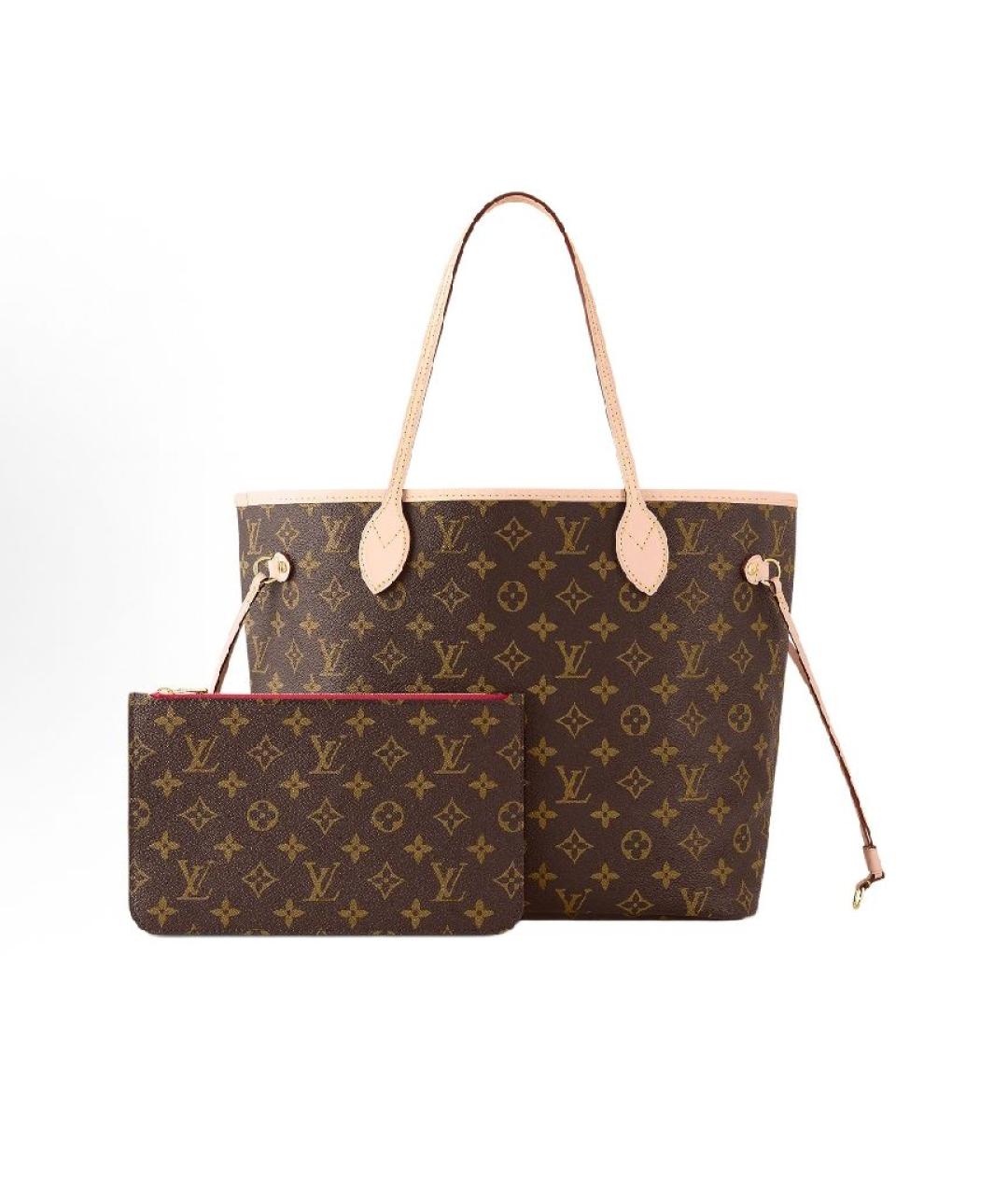 LOUIS VUITTON Коричневая сумка тоут, фото 3