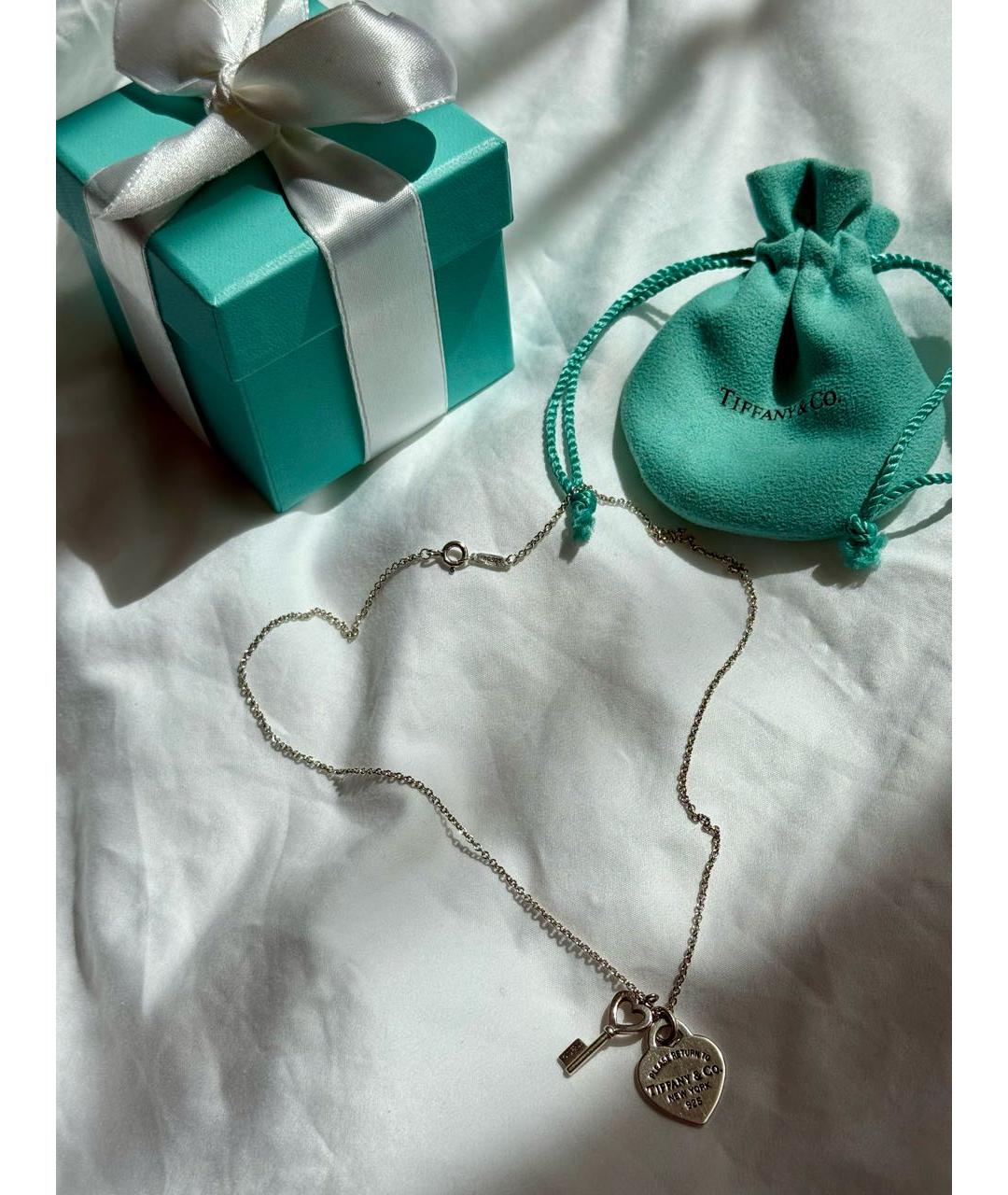 TIFFANY&CO Серебряная серебряная подвеска, фото 3