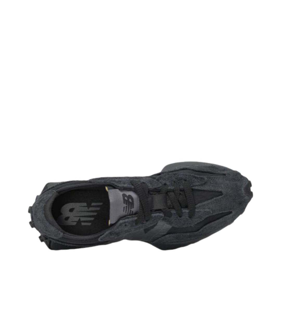 NEW BALANCE Черные замшевые низкие кроссовки / кеды, фото 3