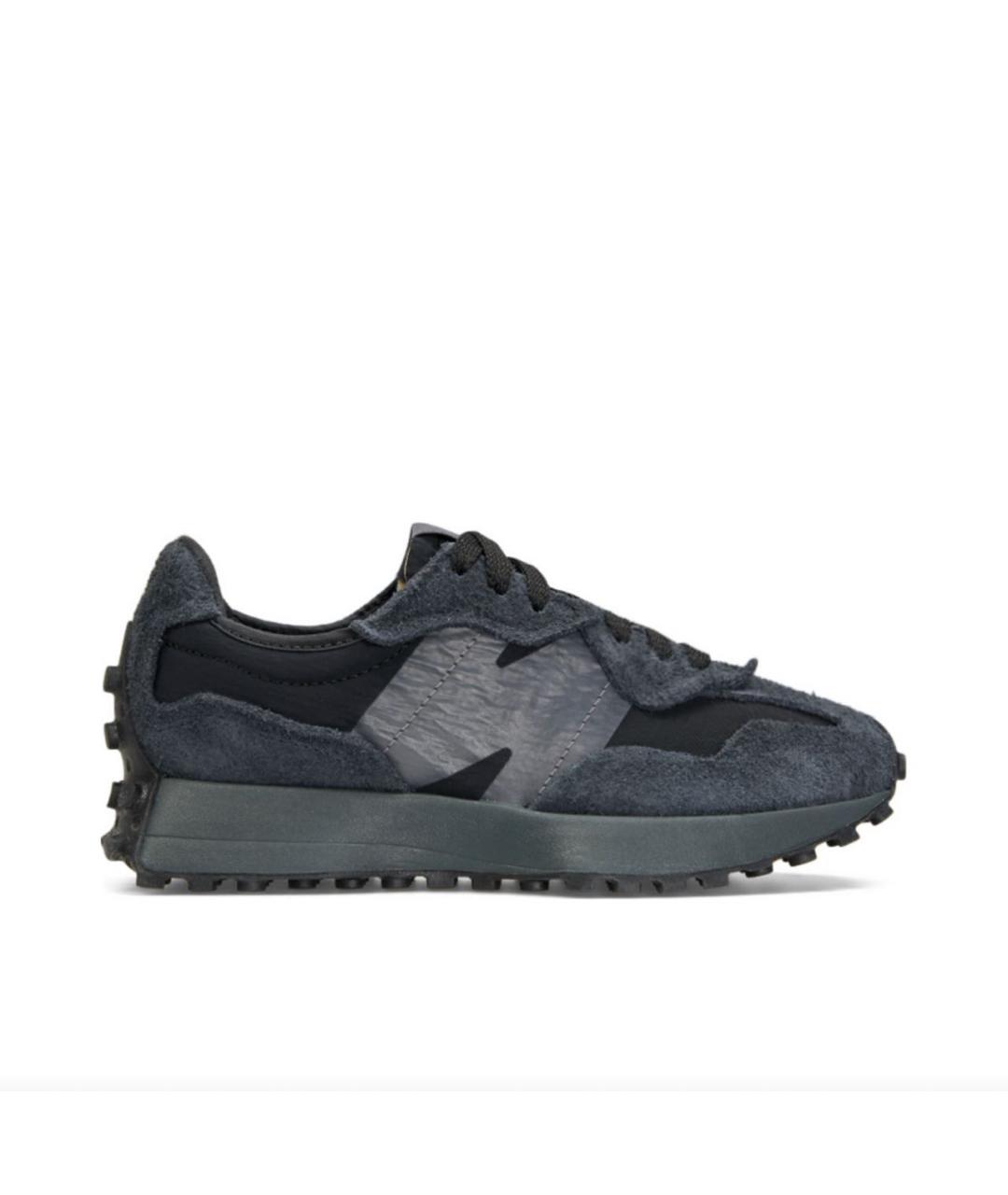 NEW BALANCE Черные замшевые низкие кроссовки / кеды, фото 9