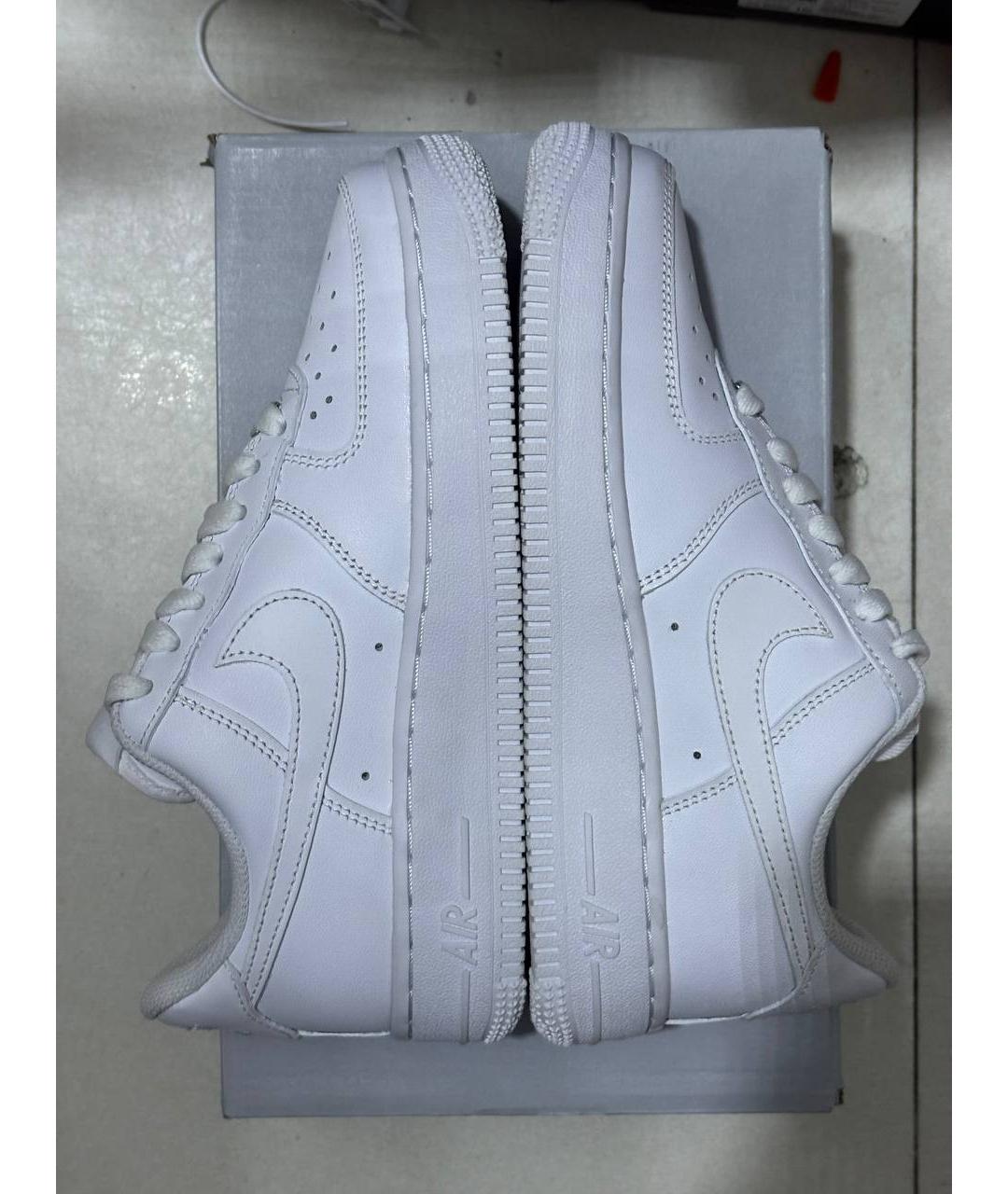 NIKE Белые кожаные кеды, фото 4