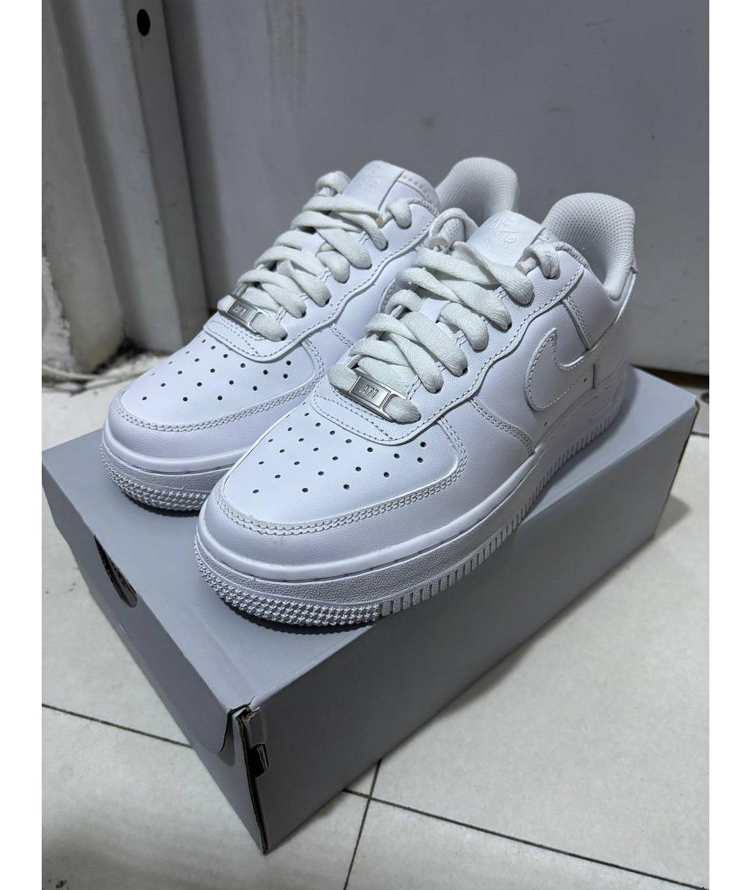 NIKE Белые кожаные кеды, фото 2