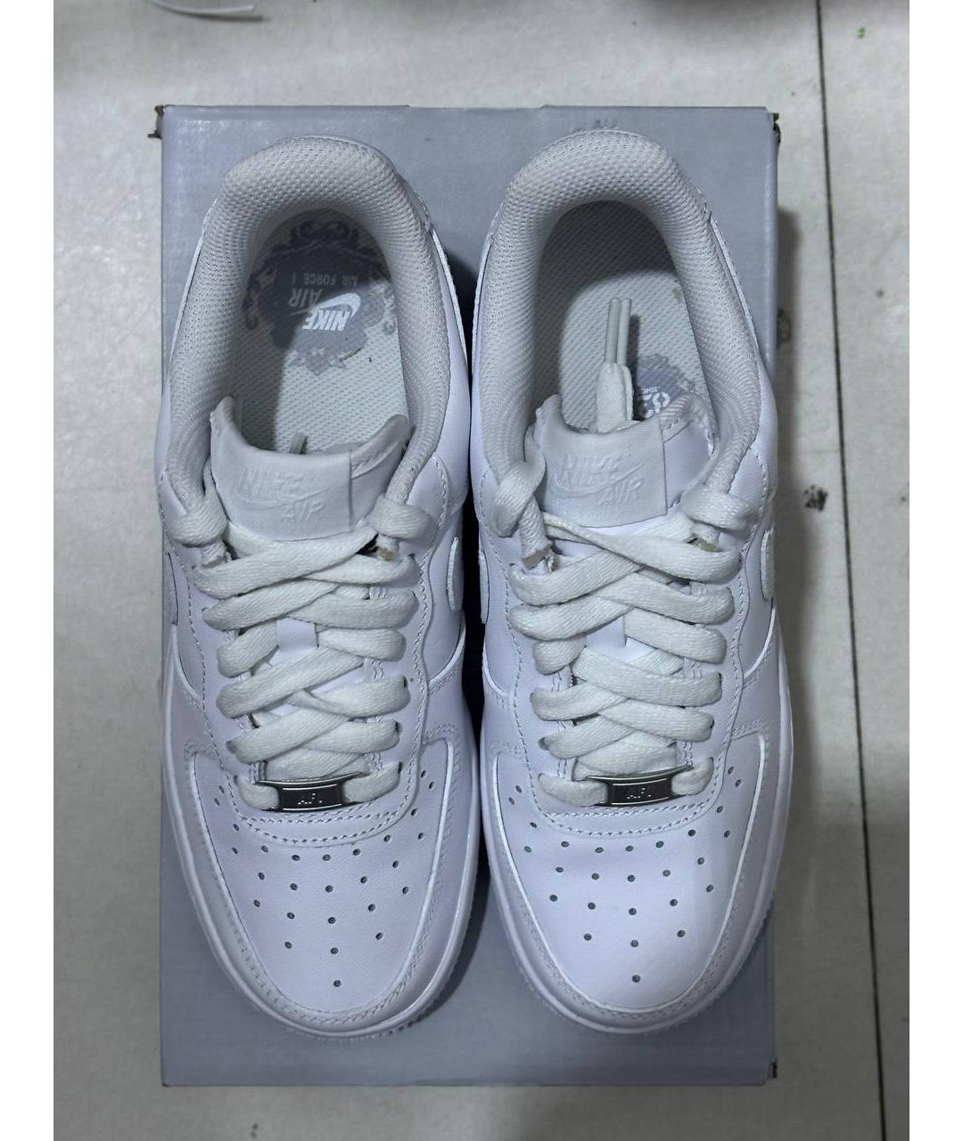 NIKE Белые кожаные кеды, фото 3