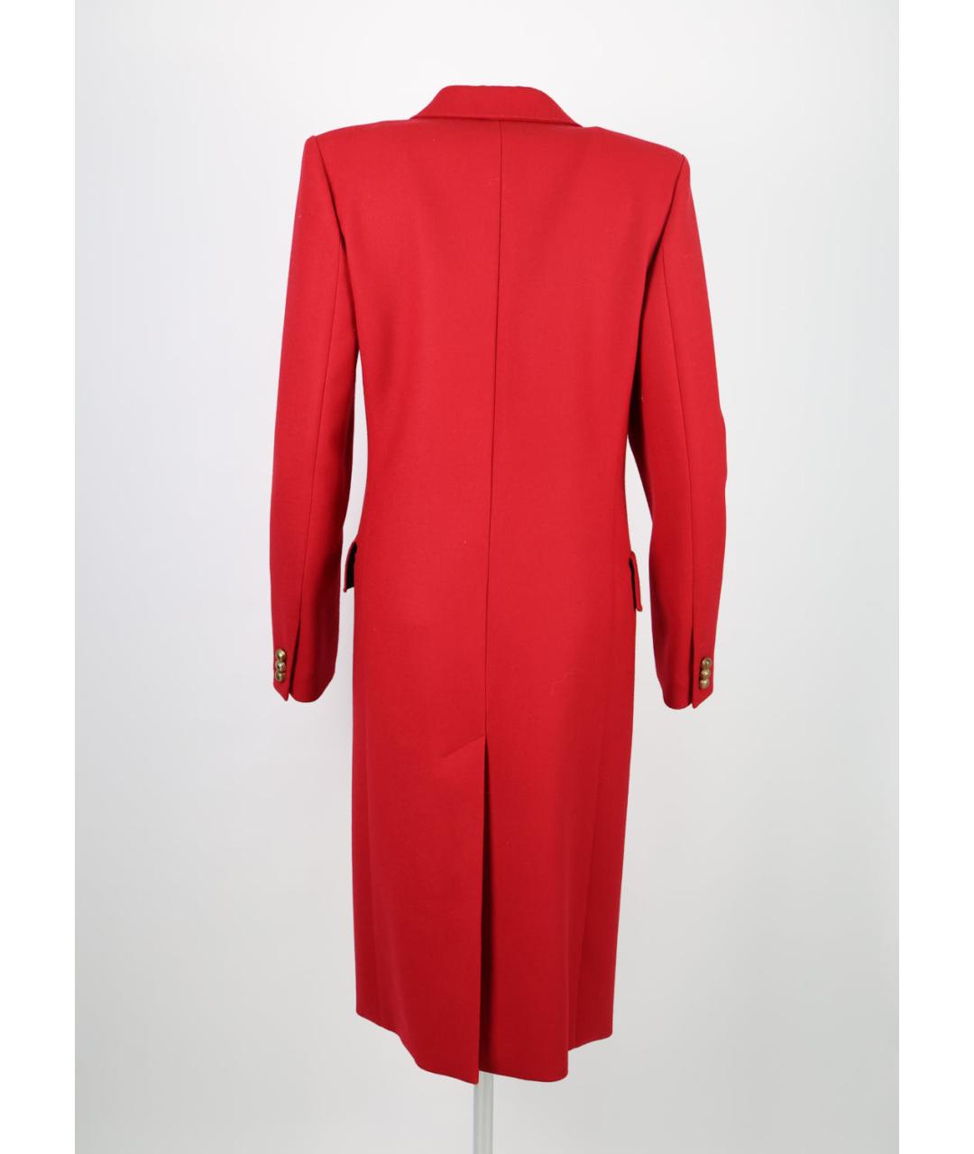 SONIA RYKIEL Красное шерстяное пальто, фото 2
