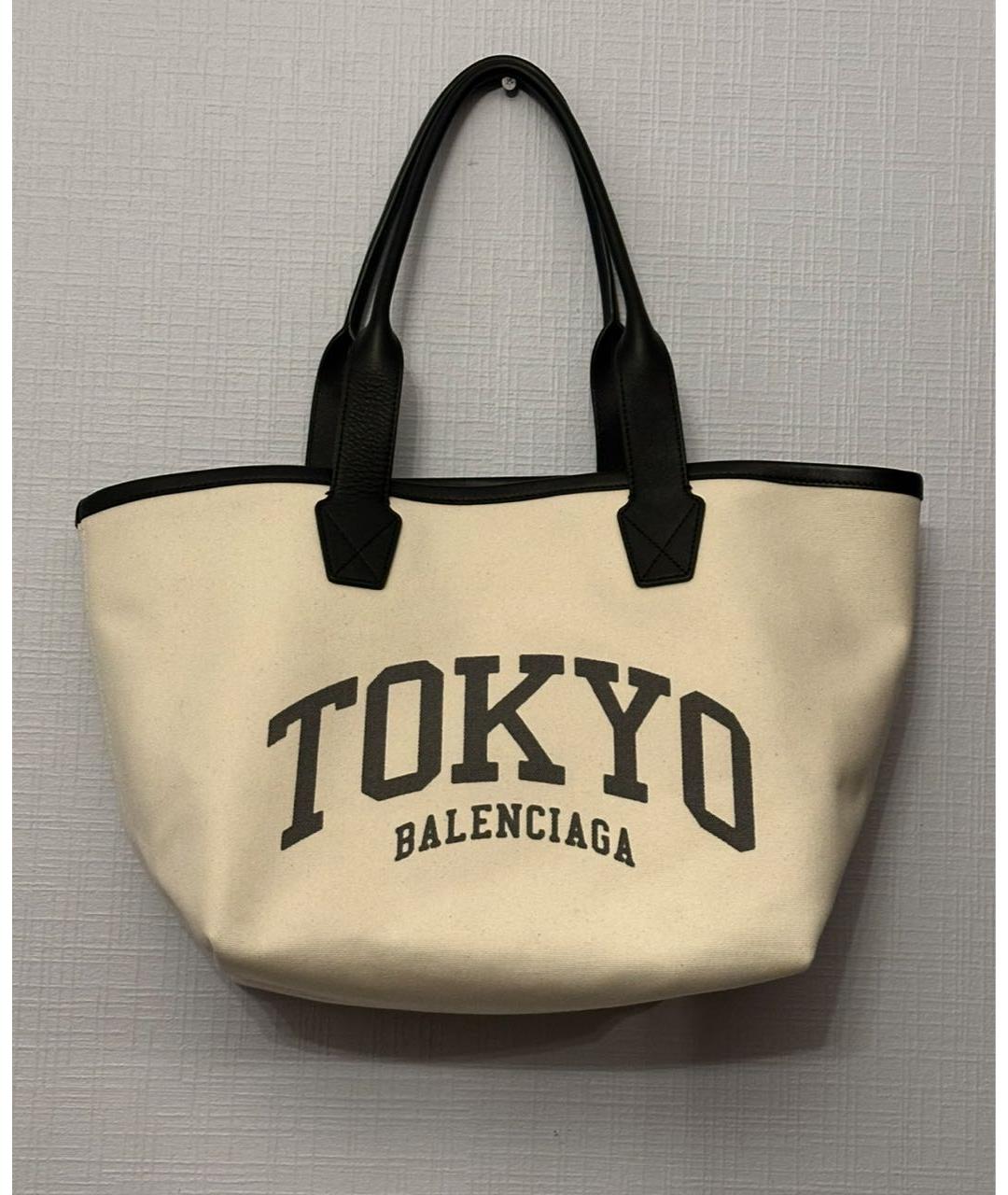 BALENCIAGA Хлопковая сумка тоут, фото 6