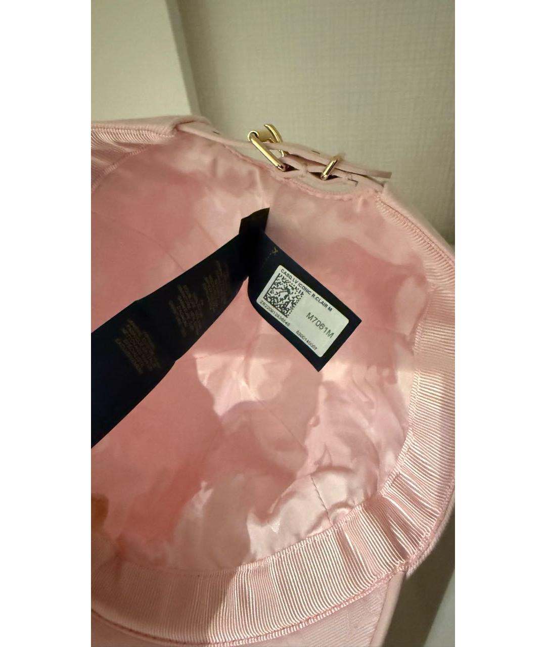 LOUIS VUITTON Розовая хлопковая кепка, фото 4