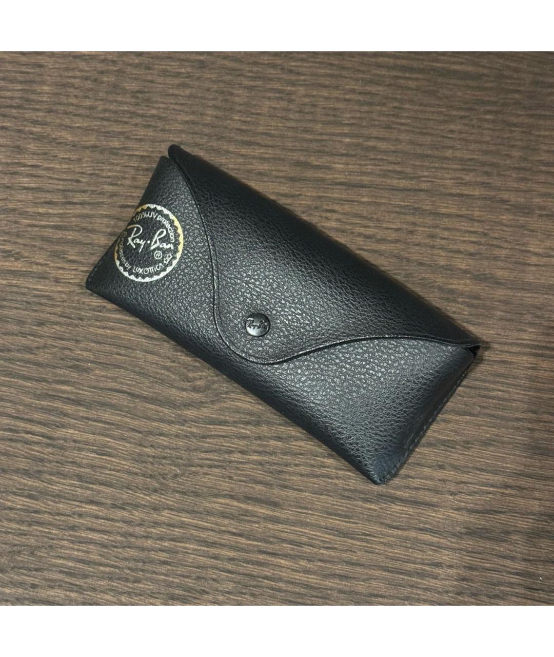 RAY BAN Черные металлические солнцезащитные очки, фото 5