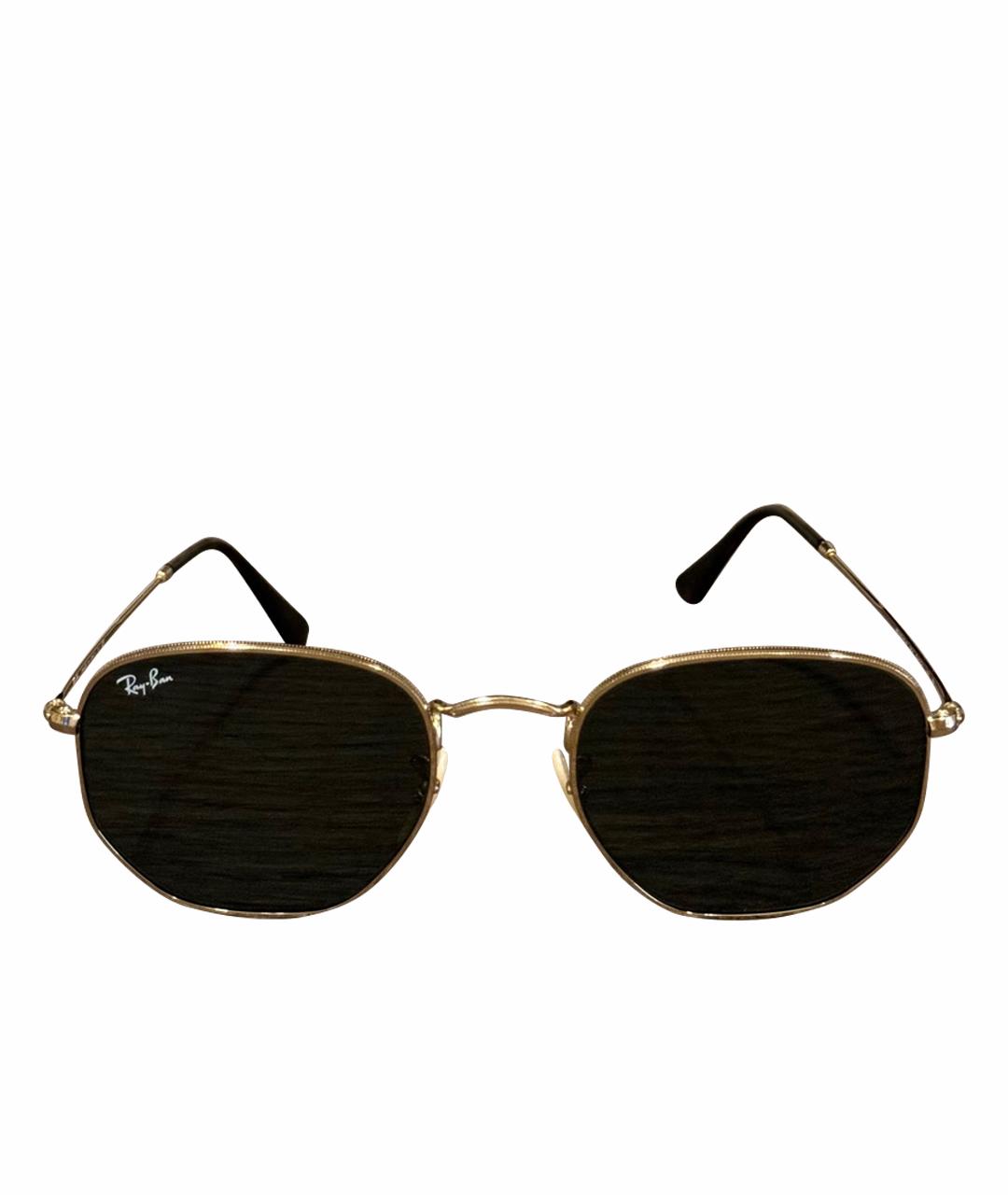 RAY BAN Черные металлические солнцезащитные очки, фото 6