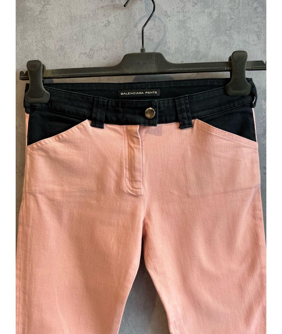BALENCIAGA Розовые джинсы слим, фото 2