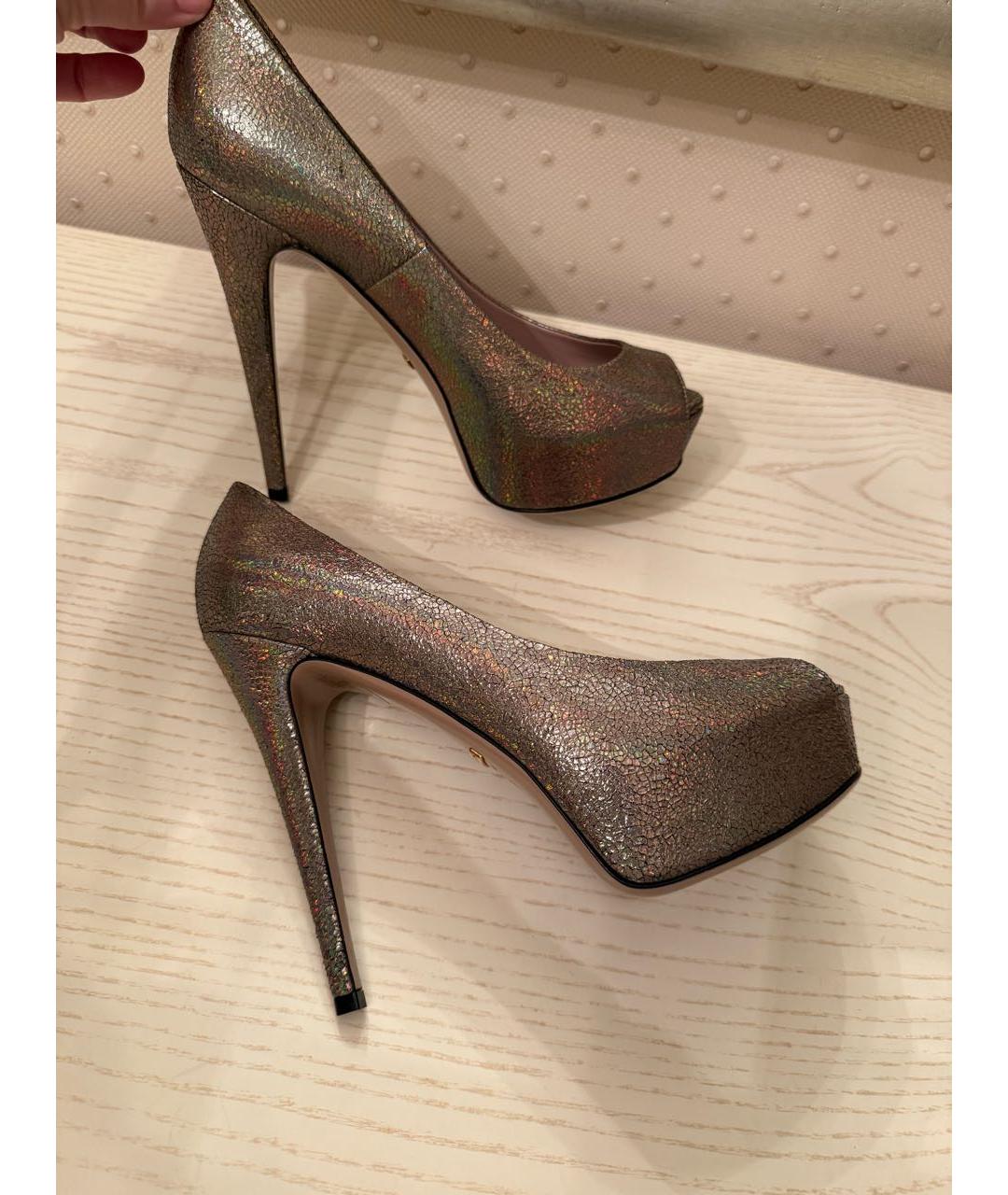 GUCCI Кожаные туфли, фото 7