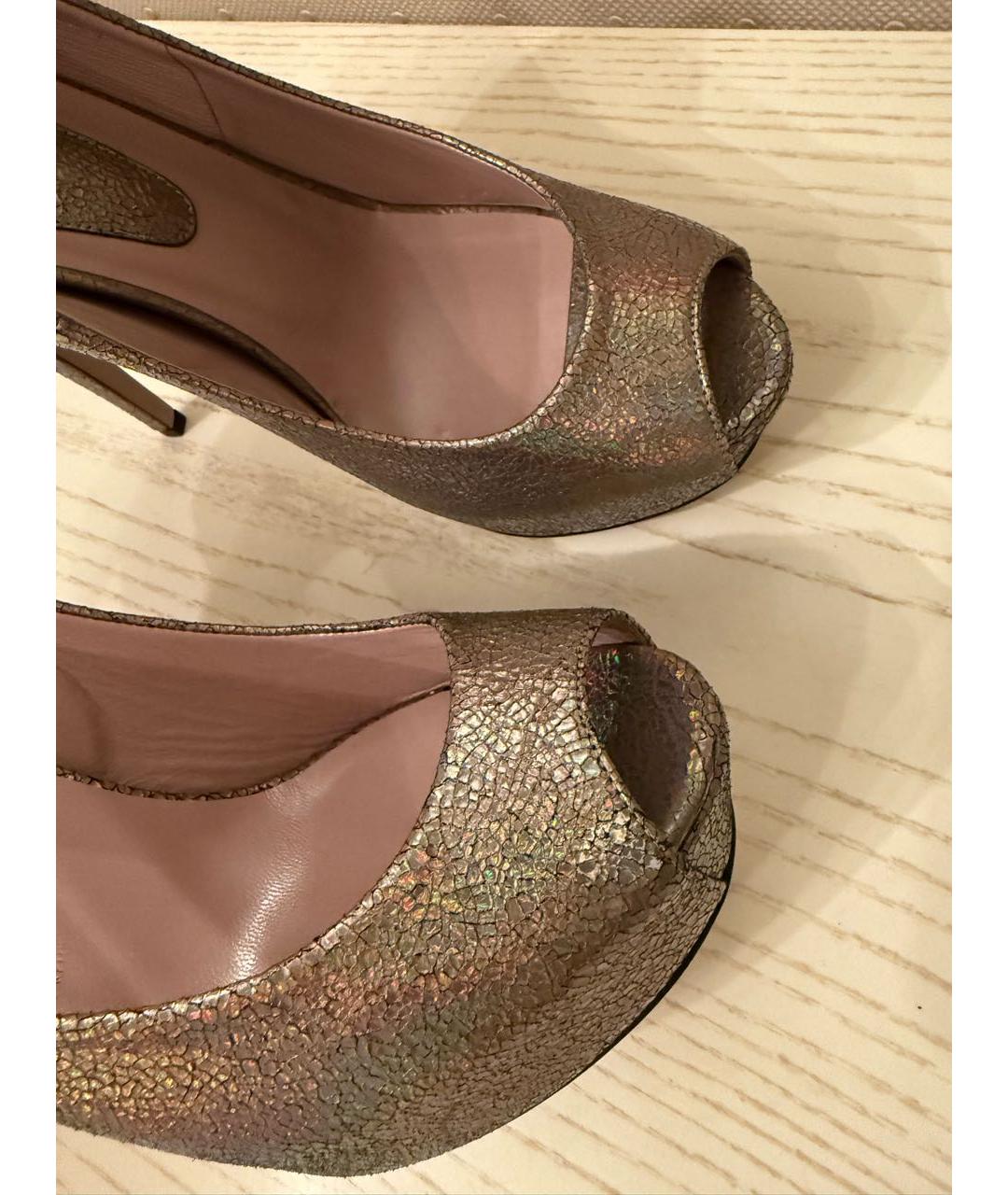 GUCCI Кожаные туфли, фото 6