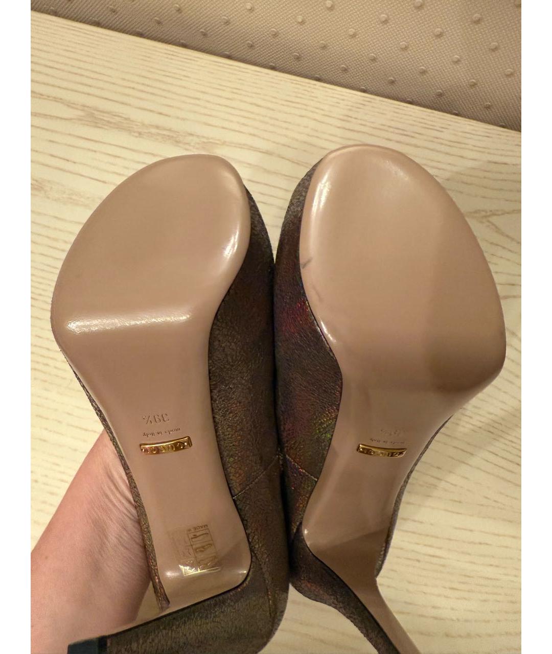 GUCCI Кожаные туфли, фото 4