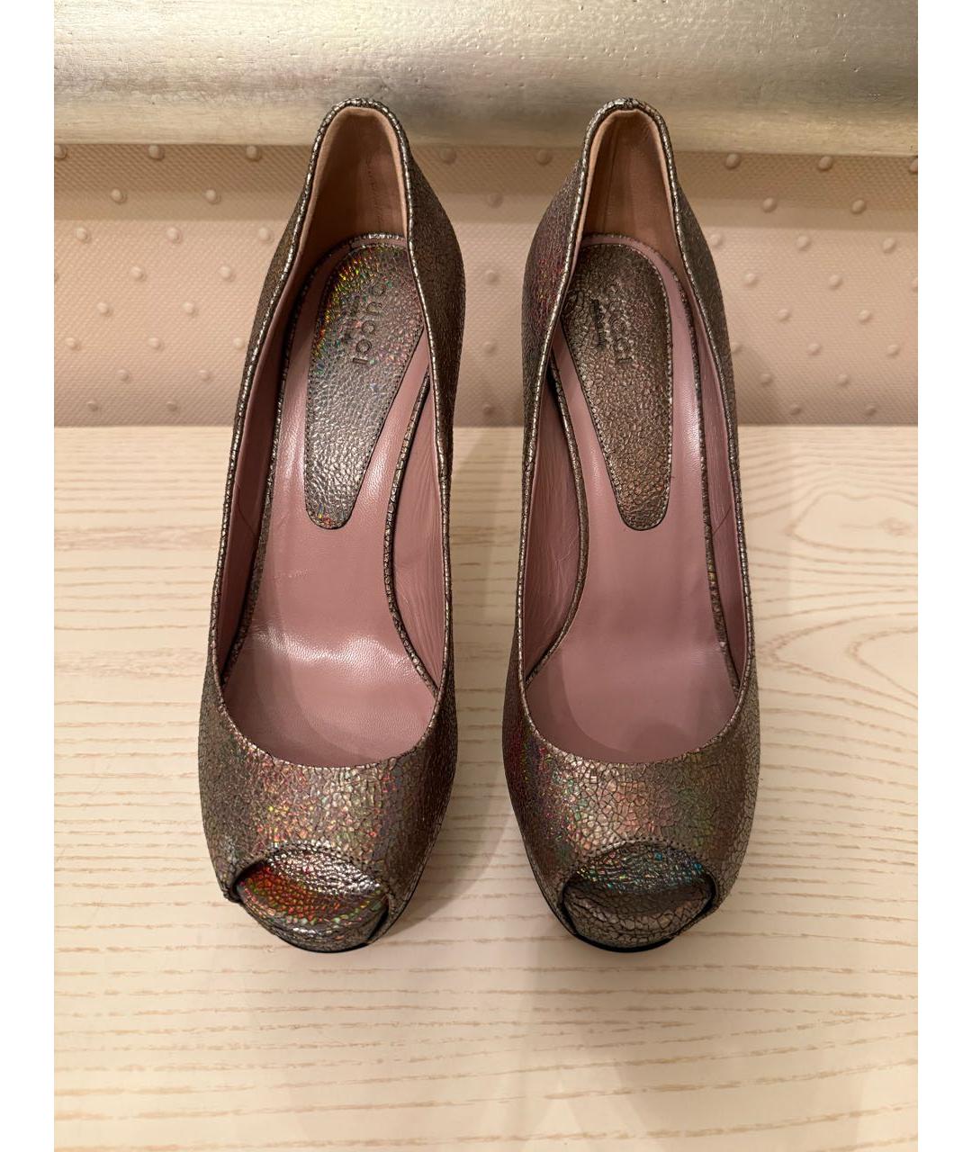GUCCI Кожаные туфли, фото 2
