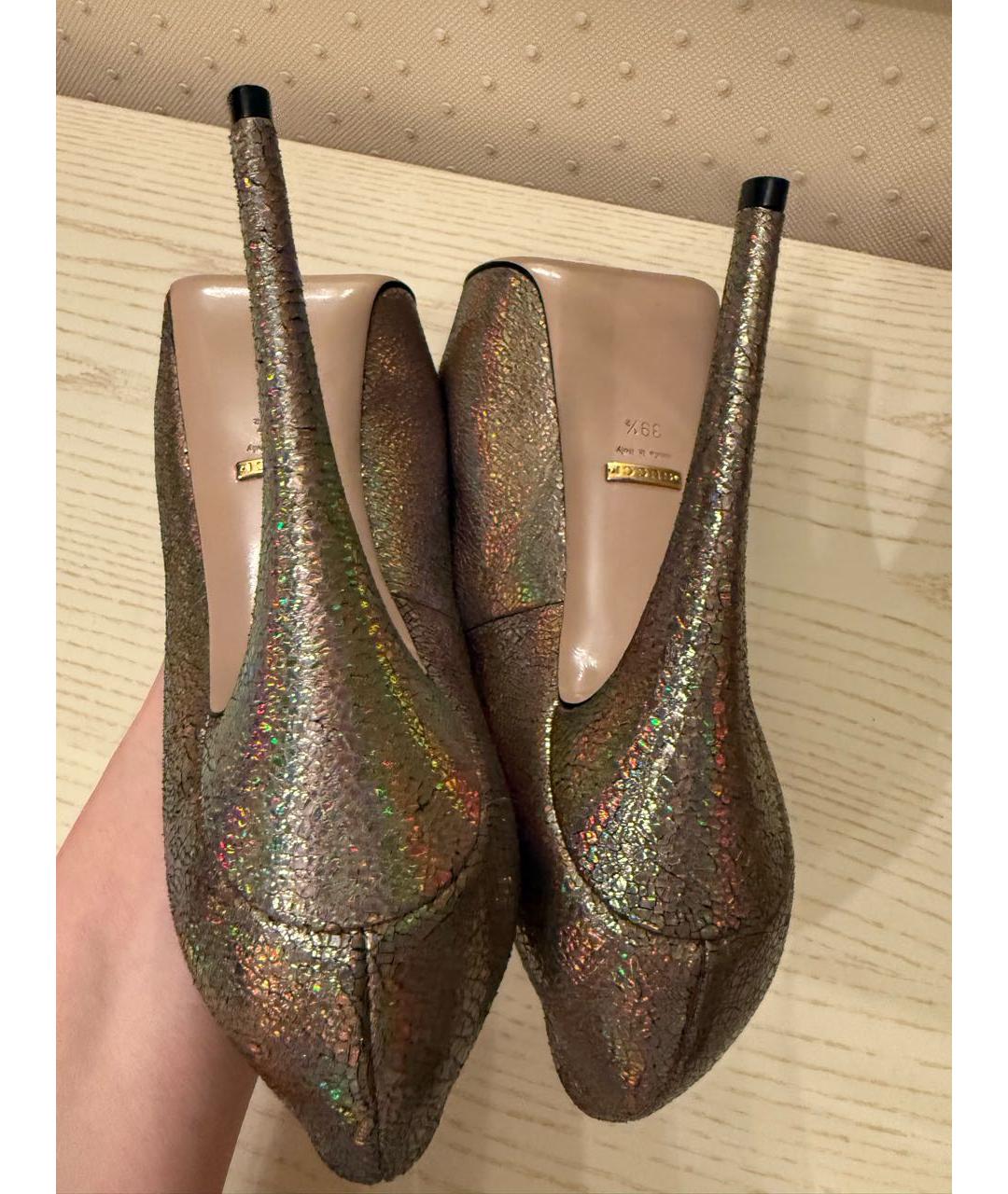 GUCCI Кожаные туфли, фото 5