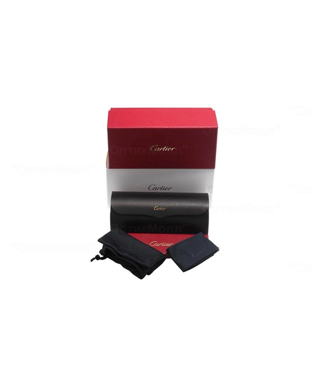 CARTIER Серебряные металлические солнцезащитные очки, фото 4