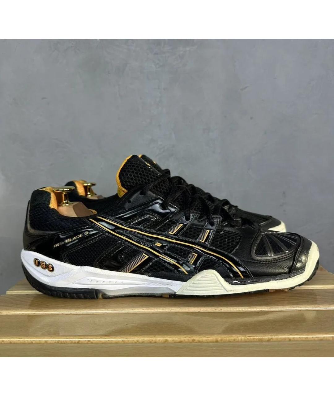 ASICS Черные низкие кроссовки / кеды, фото 4