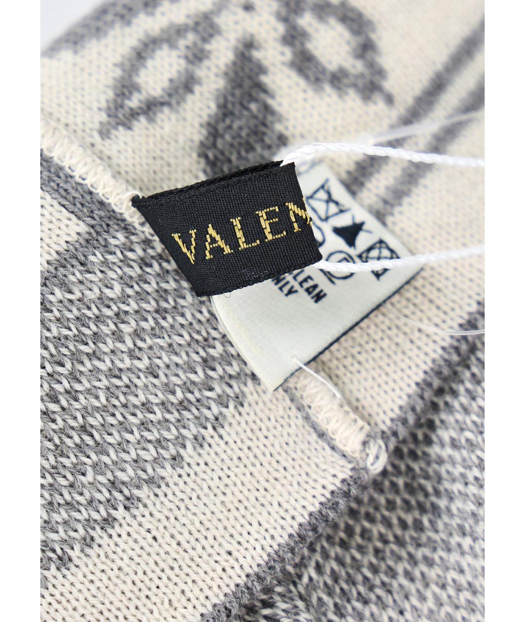 VALENTINO Серая шерстяная шапка, фото 4