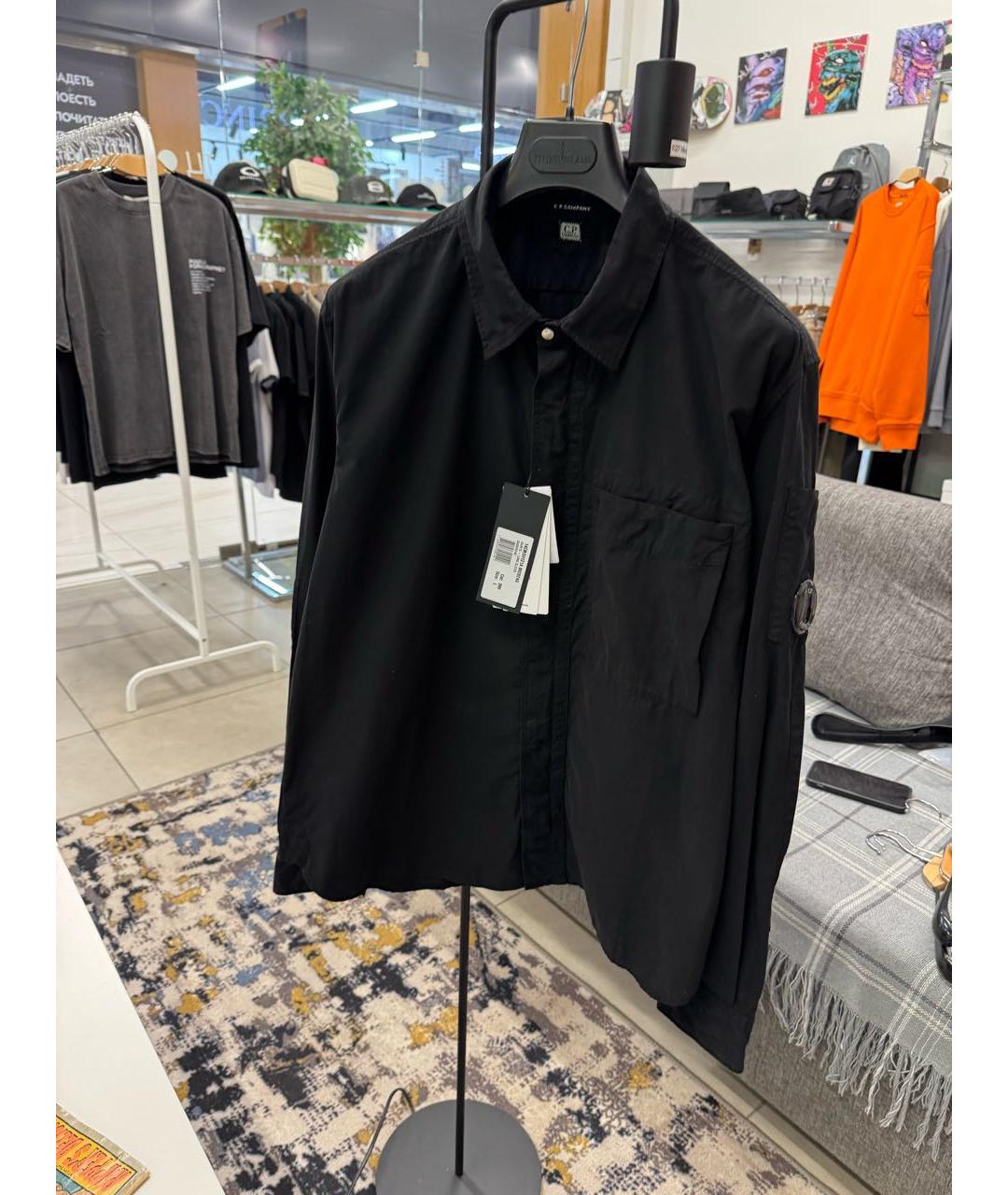 CP COMPANY Черная хлопковая куртка, фото 5