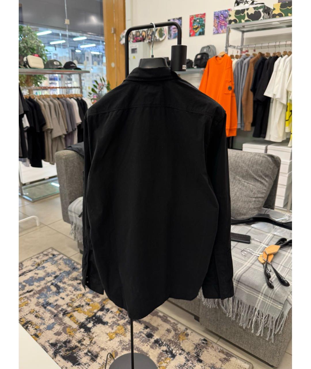 CP COMPANY Черная хлопковая куртка, фото 2
