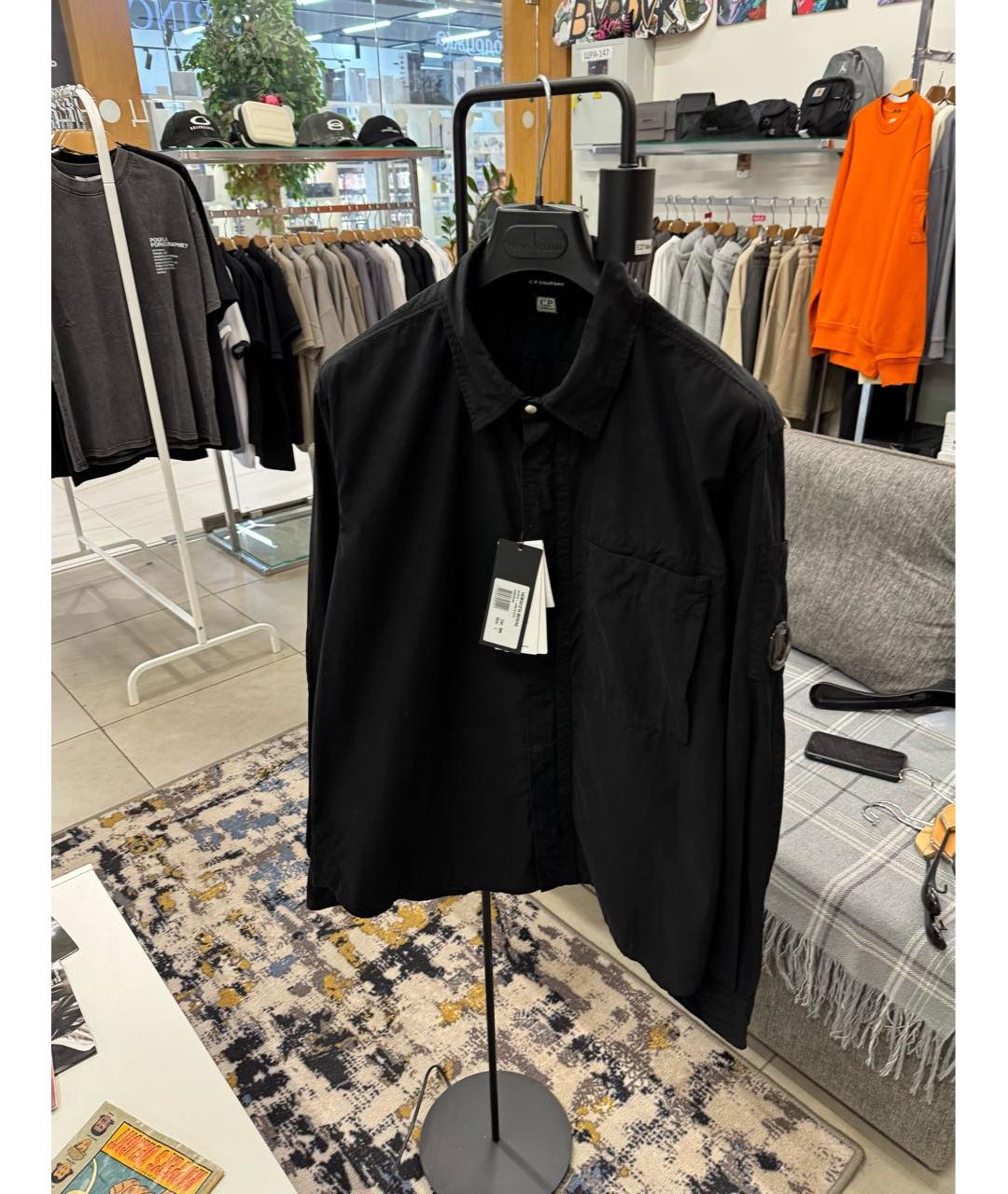 CP COMPANY Черная хлопковая куртка, фото 7