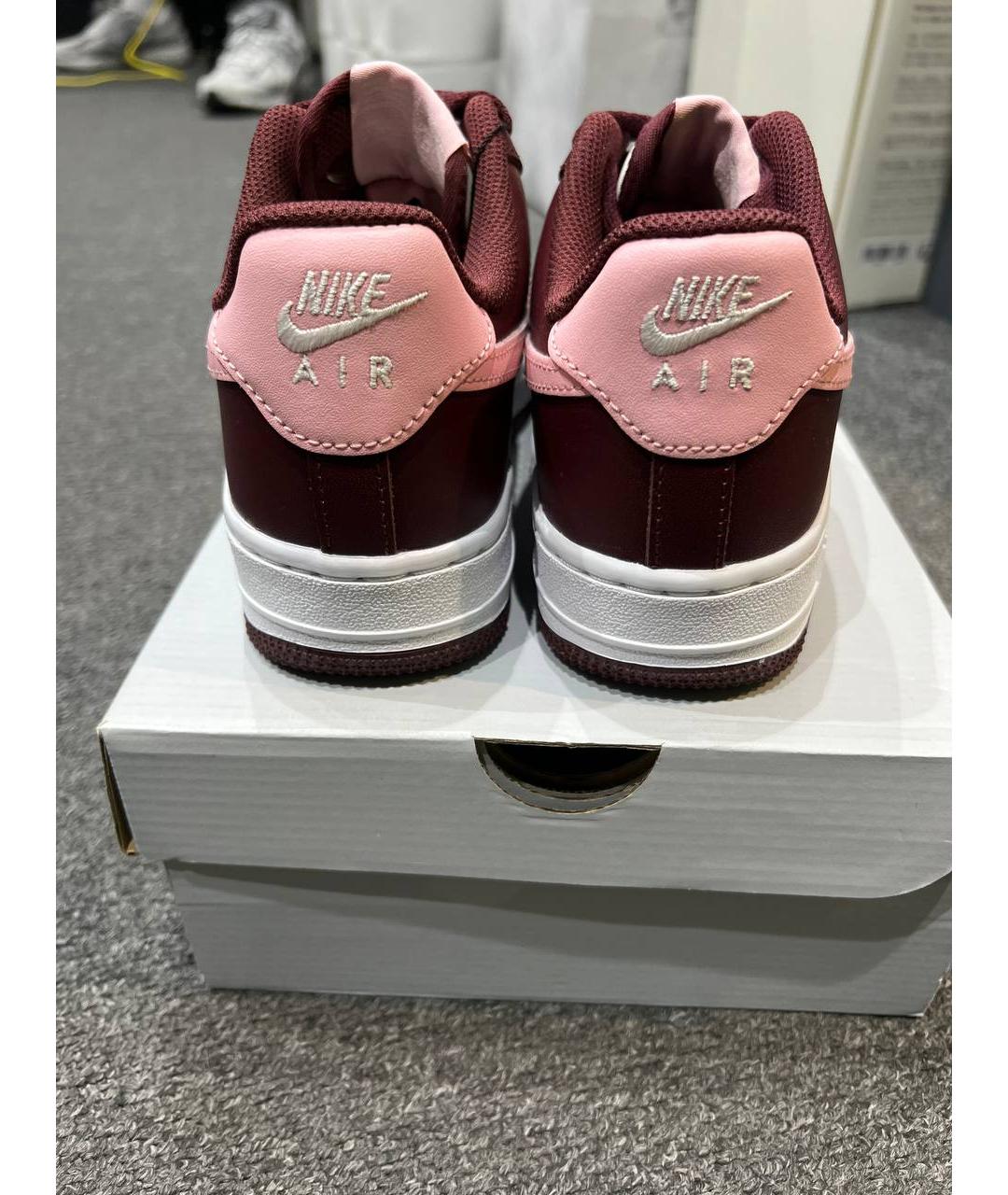 NIKE Красные кожаные кеды, фото 4