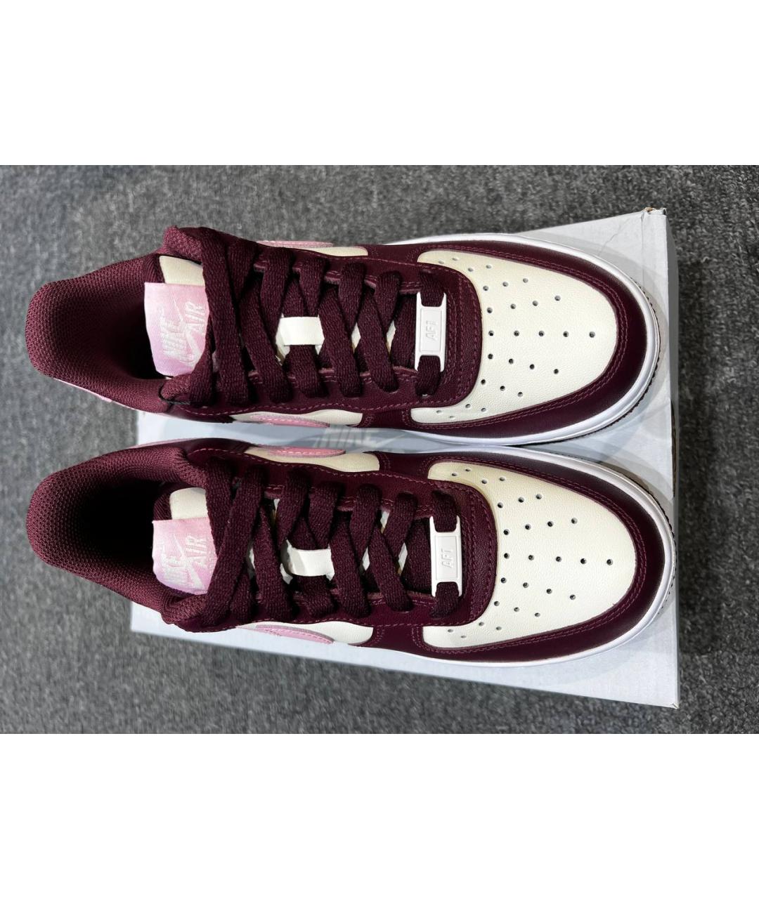 NIKE Красные кожаные кеды, фото 2