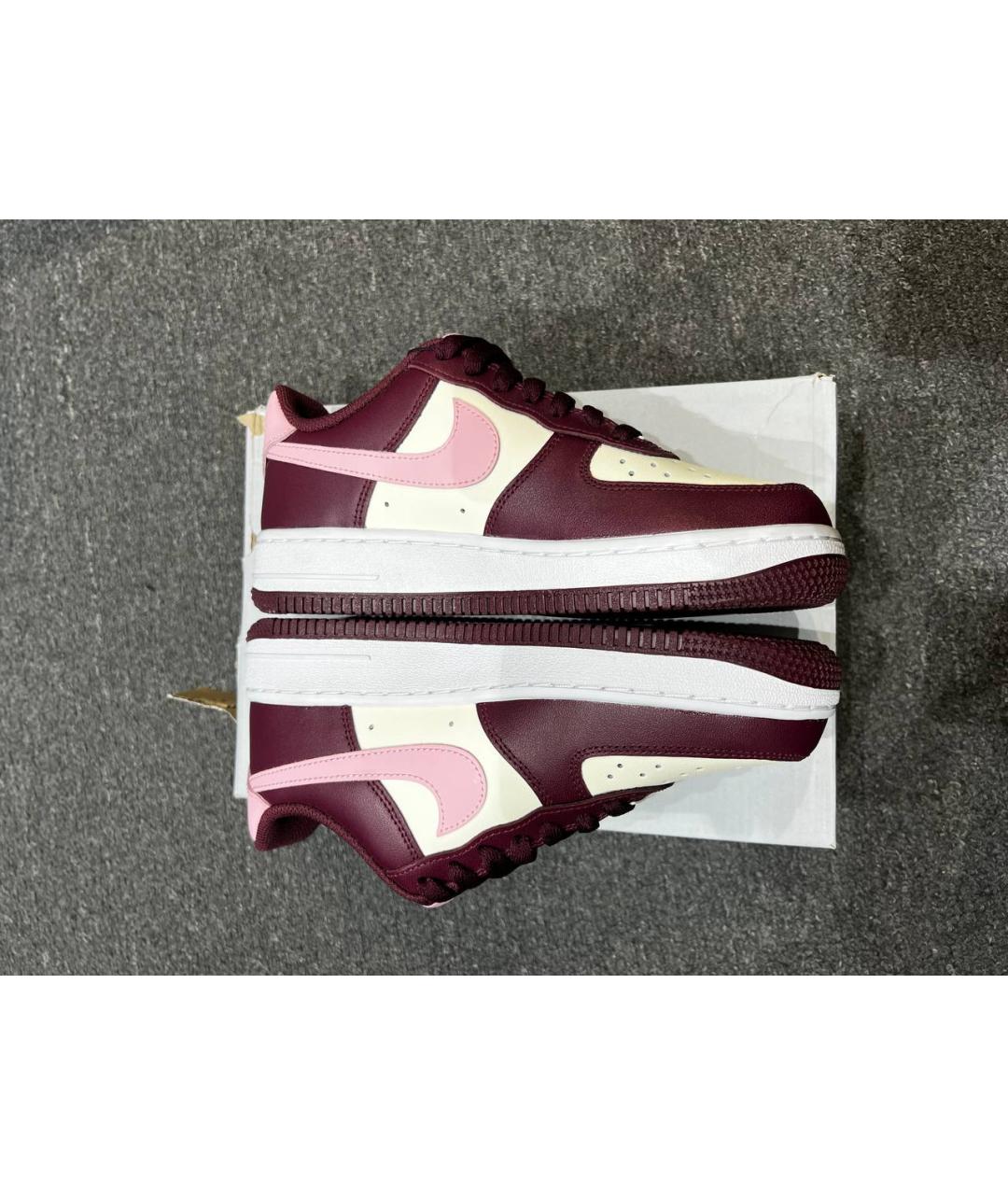 NIKE Красные кожаные кеды, фото 3