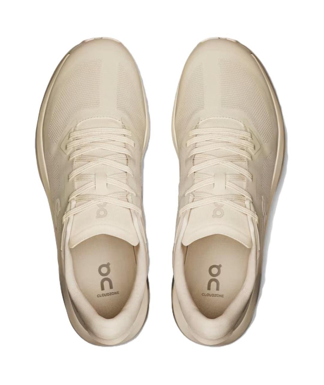 ON Бежевые низкие кроссовки / кеды, фото 4