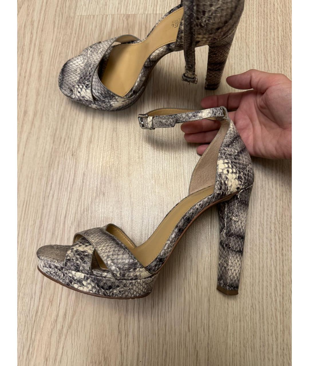 MICHAEL KORS Кожаные босоножки, фото 7