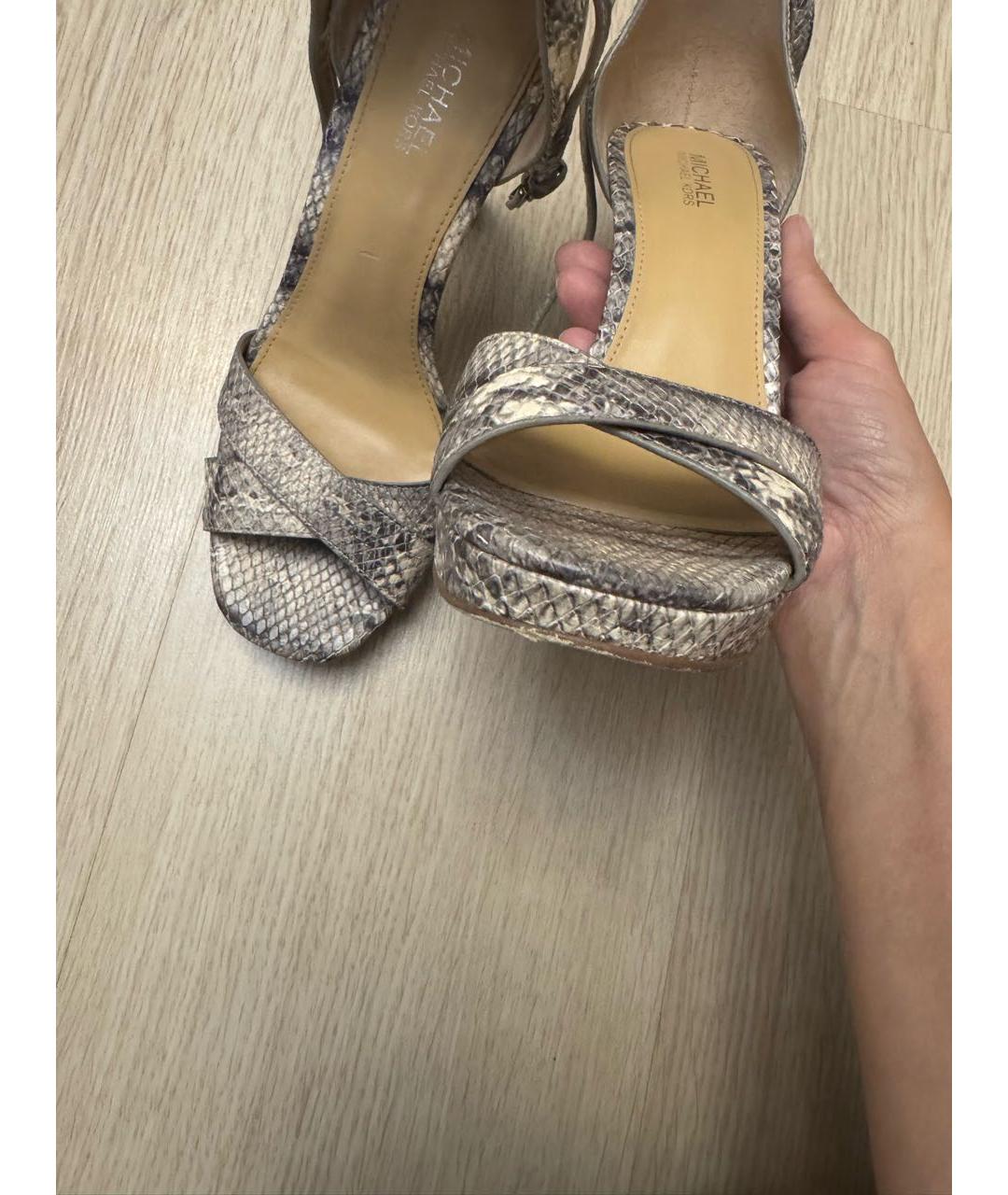 MICHAEL KORS Кожаные босоножки, фото 5