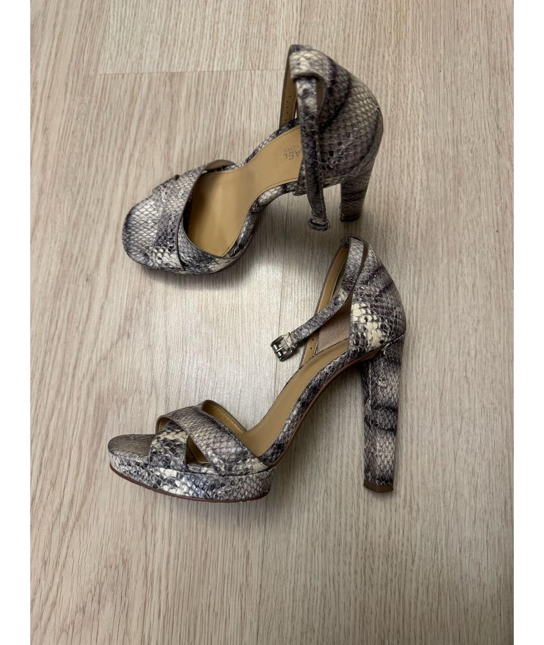 MICHAEL KORS Кожаные босоножки, фото 9