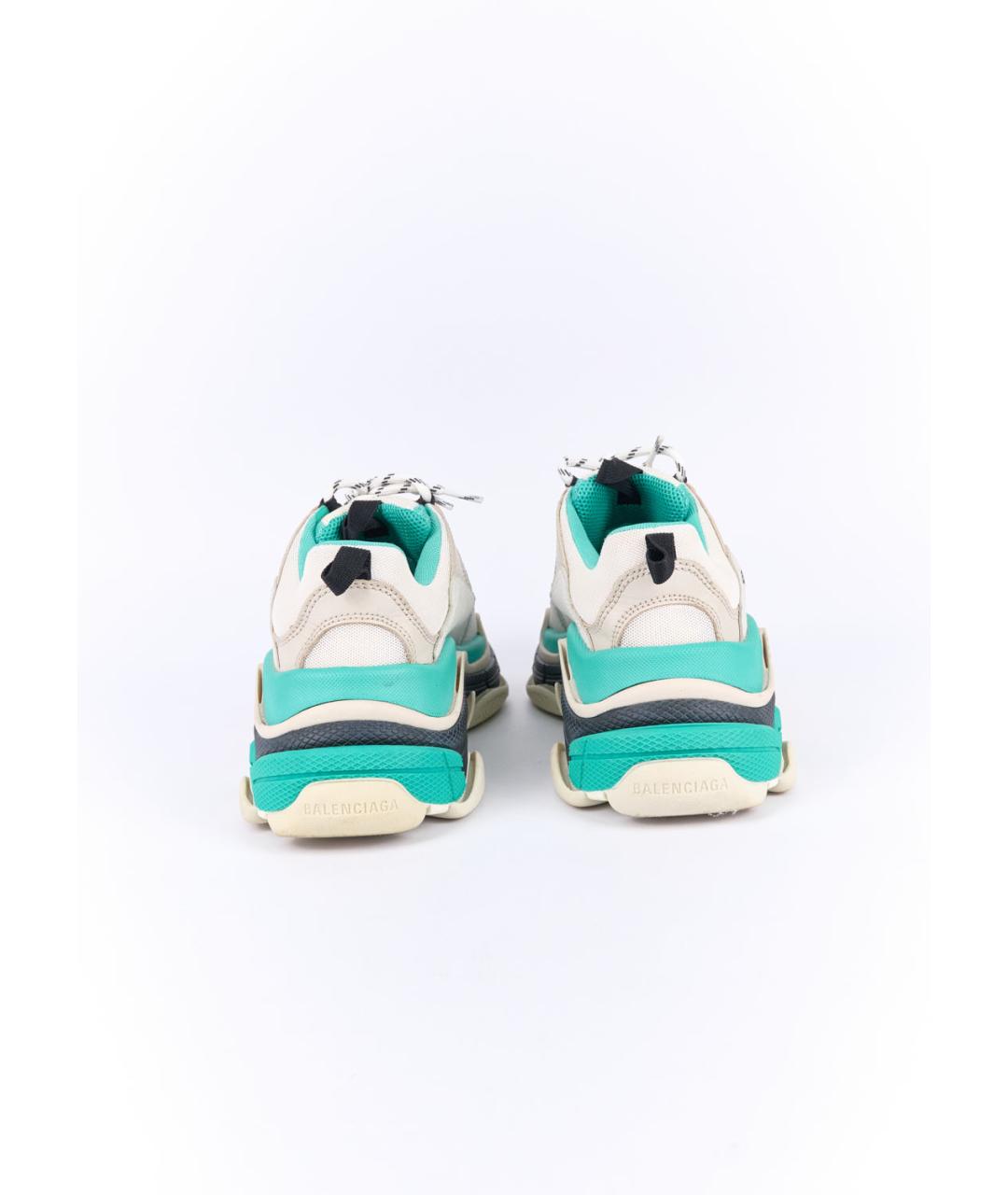 BALENCIAGA Мульти текстильные низкие кроссовки / кеды, фото 4