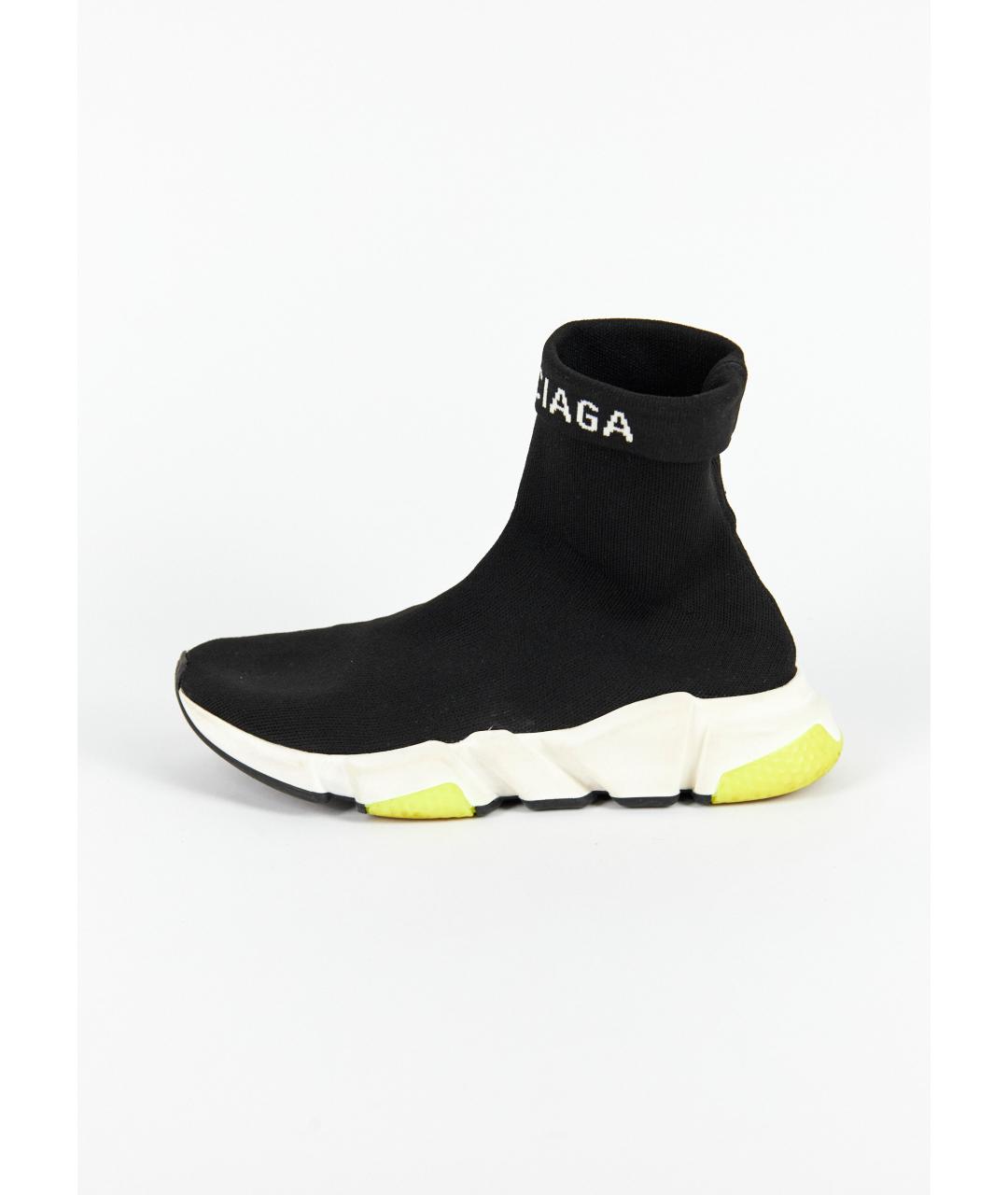 BALENCIAGA Черные текстильные кроссовки, фото 6