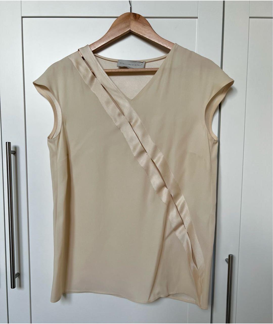 STELLA MCCARTNEY Бежевая блузы, фото 8