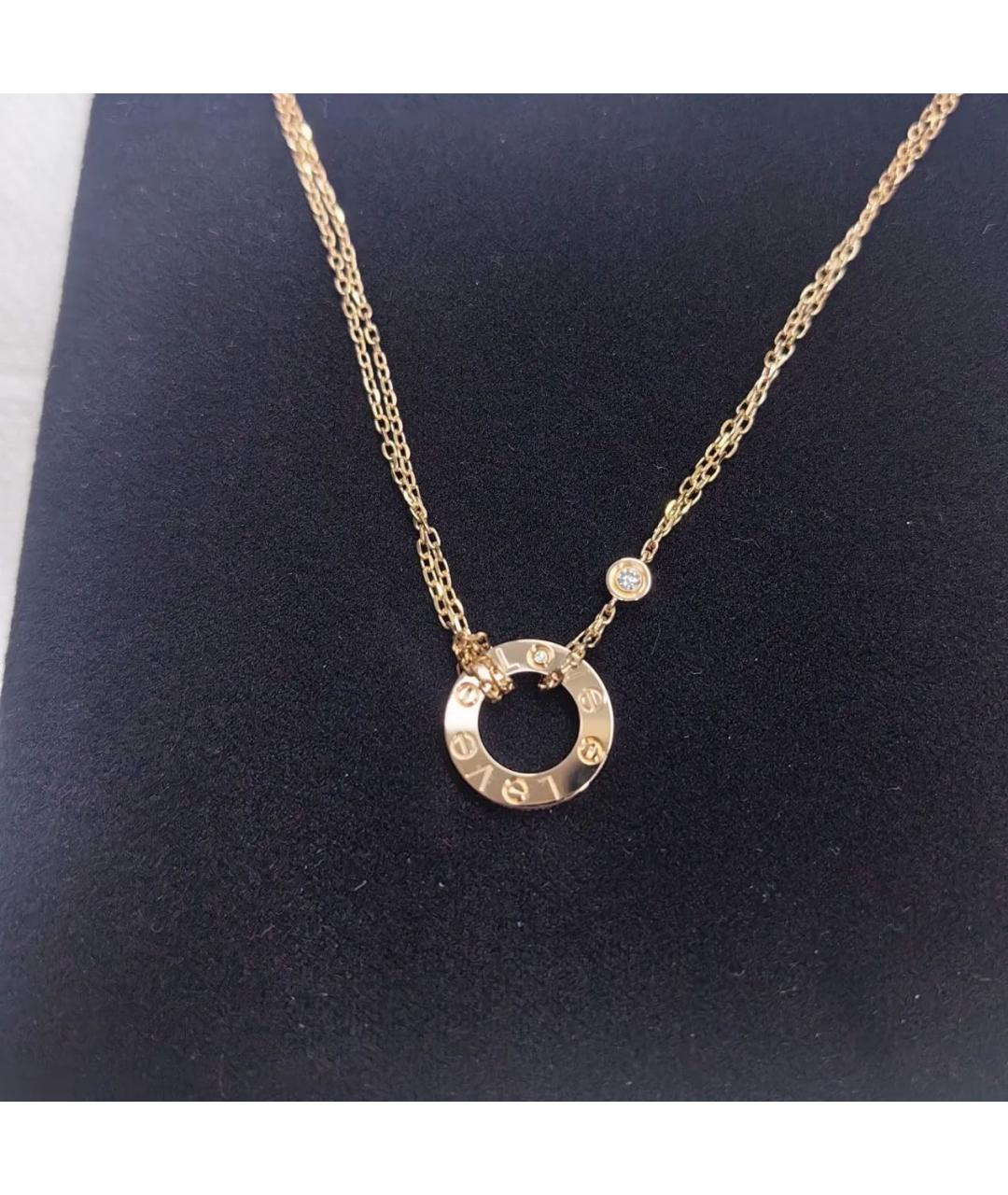 CARTIER Золотая подвеска из розового золота, фото 3