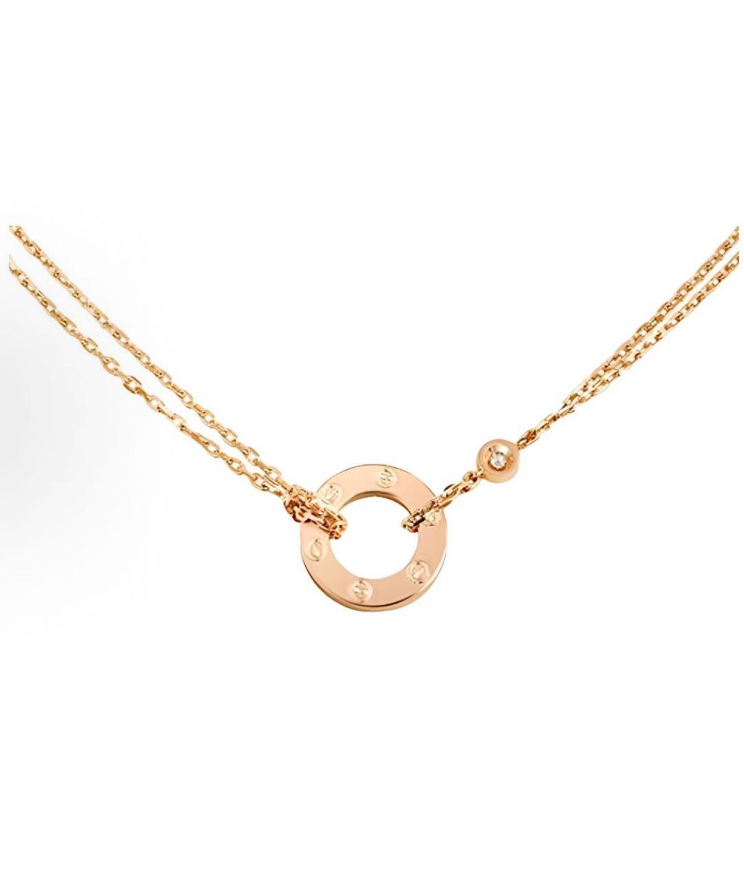 CARTIER Золотая подвеска из розового золота, фото 6
