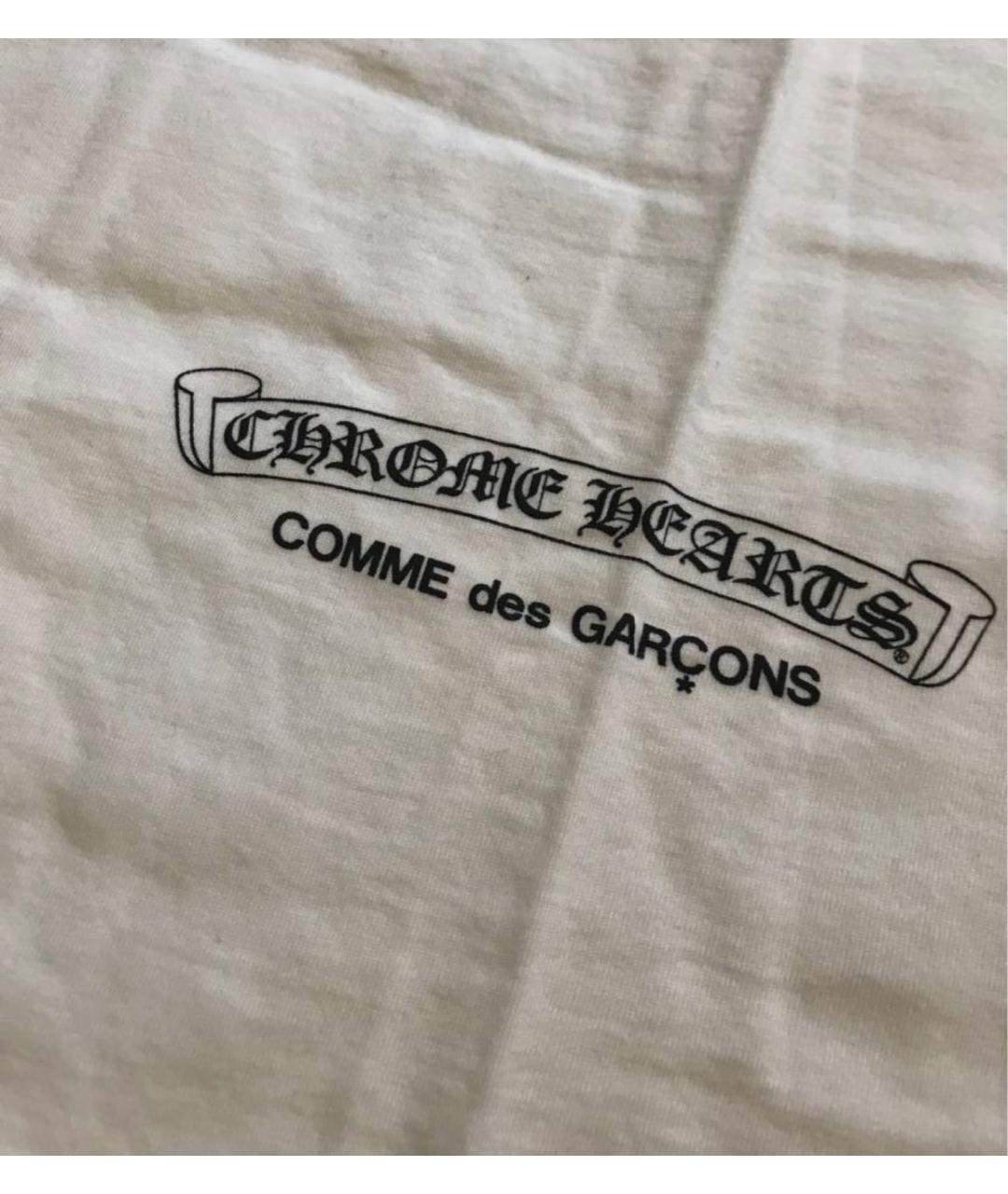 CHROME HEARTS Белая хлопковая футболка, фото 3