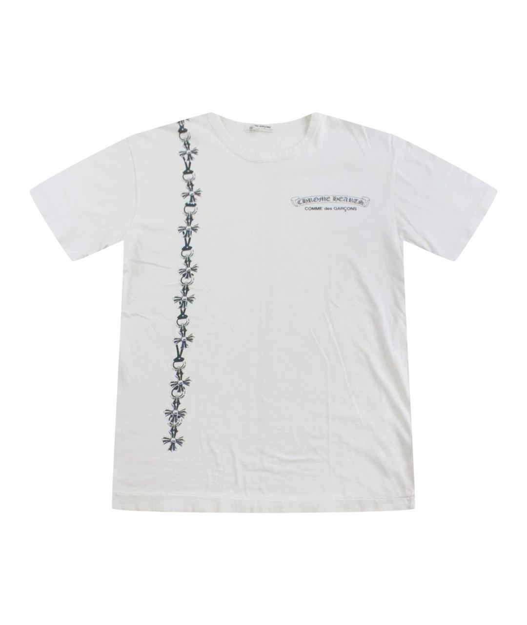 CHROME HEARTS Белая хлопковая футболка, фото 1