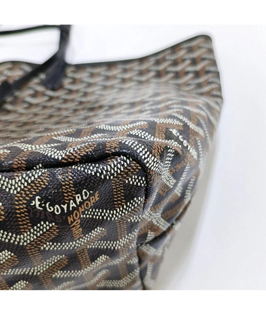 GOYARD Черная сумка тоут, фото 6