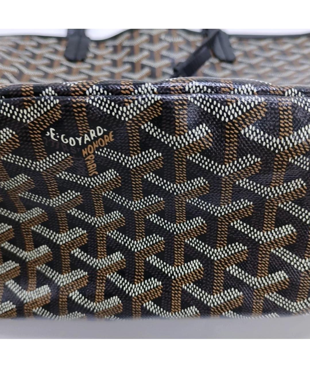 GOYARD Черная сумка тоут, фото 7