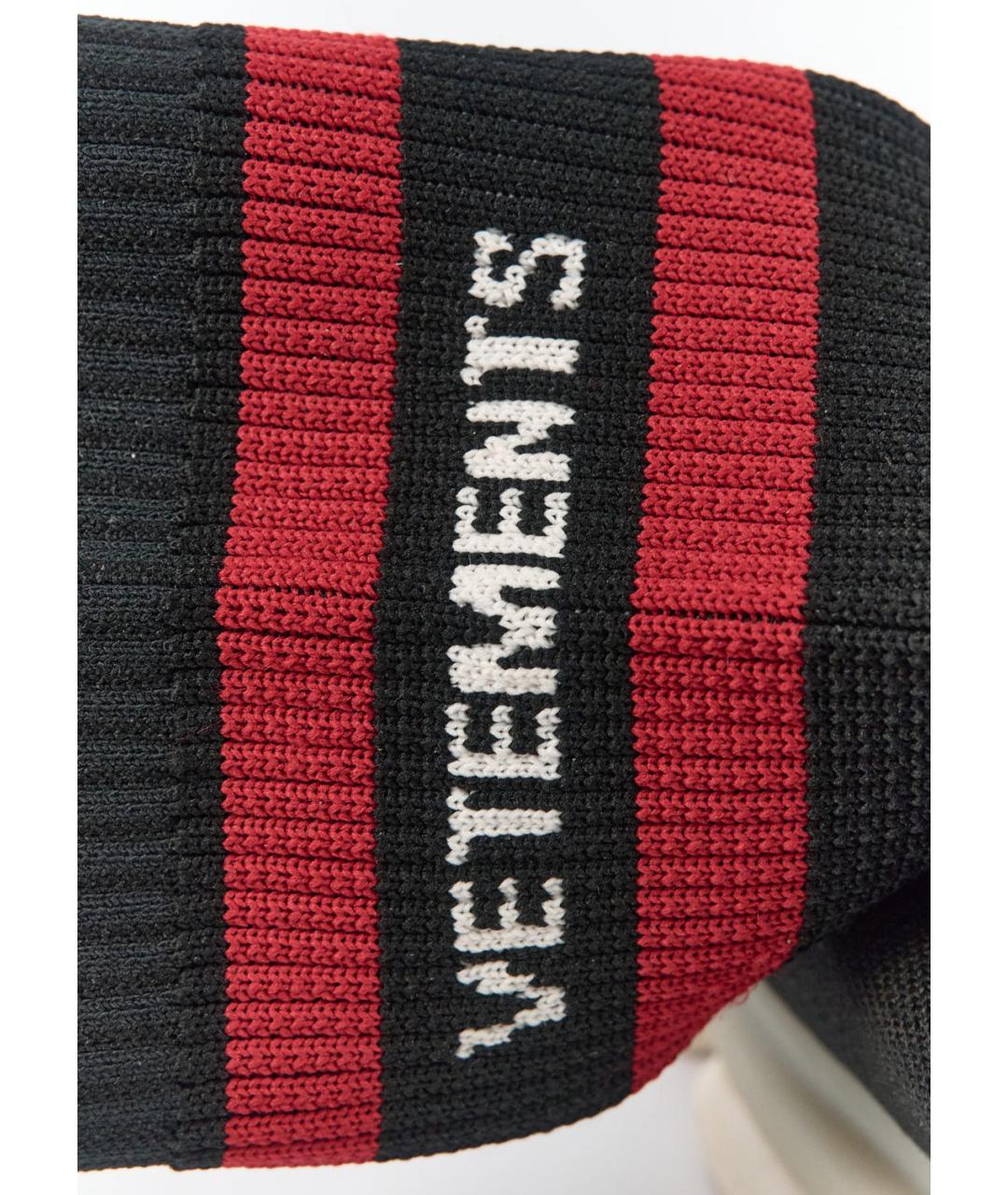 VETEMENTS Черные текстильные кроссовки, фото 6