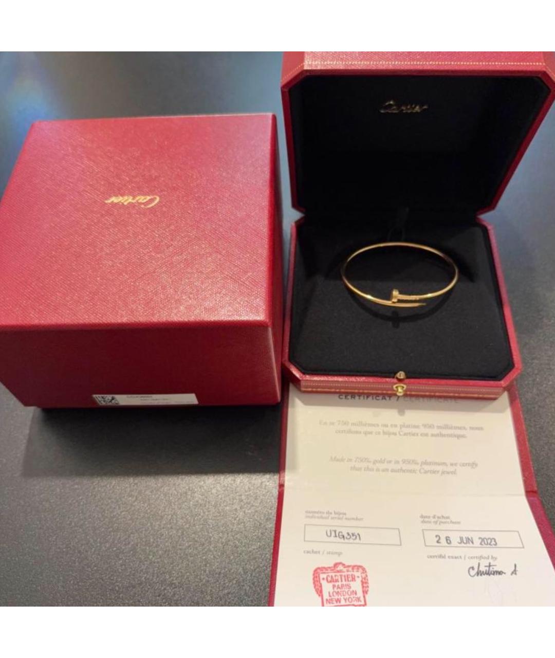 CARTIER Золотой браслет из розового золота, фото 2