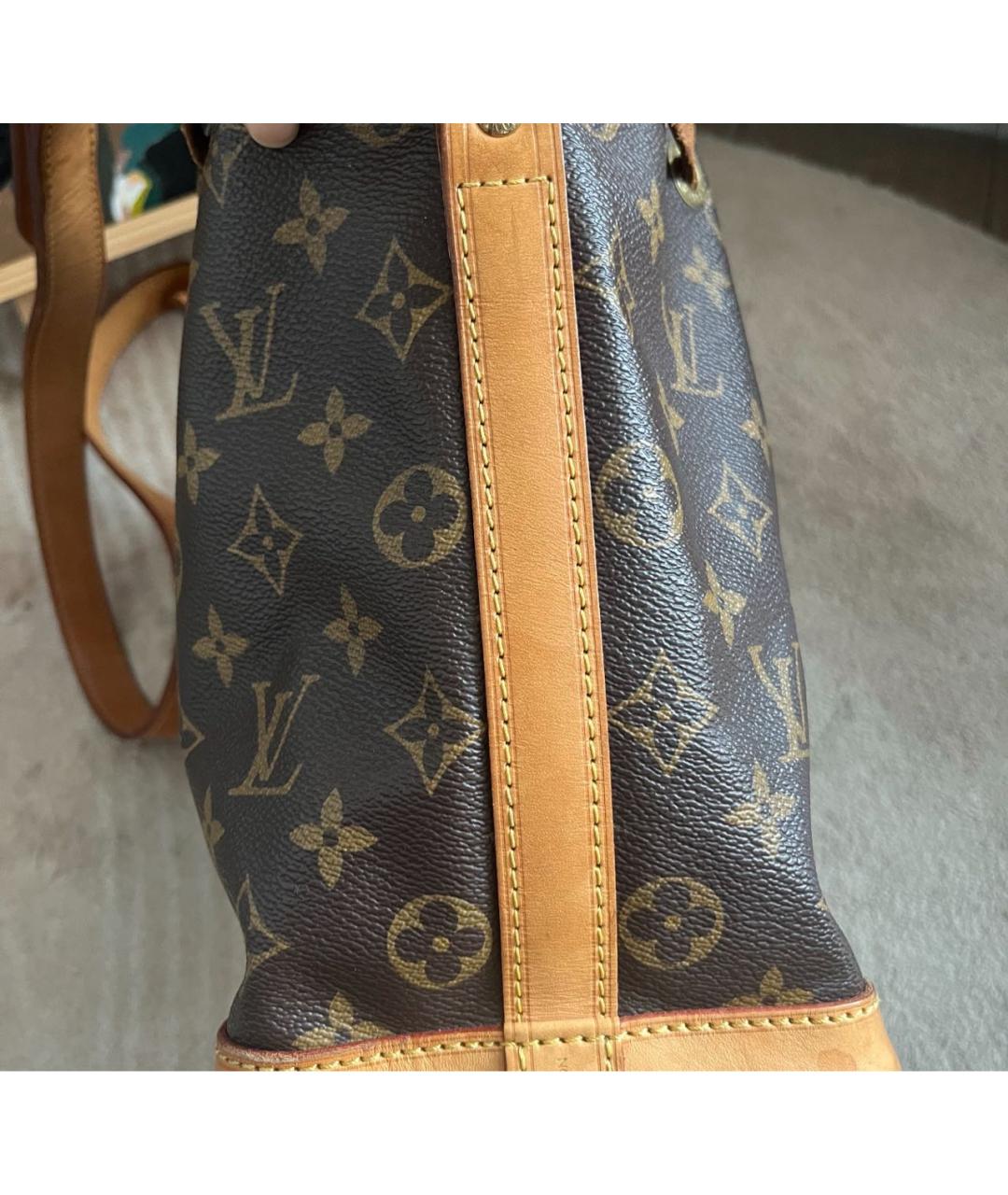LOUIS VUITTON Коричневая сумка тоут, фото 3