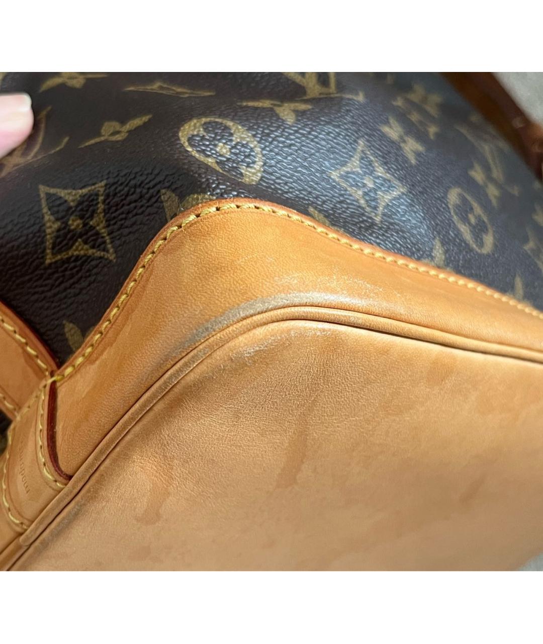 LOUIS VUITTON Коричневая сумка тоут, фото 6