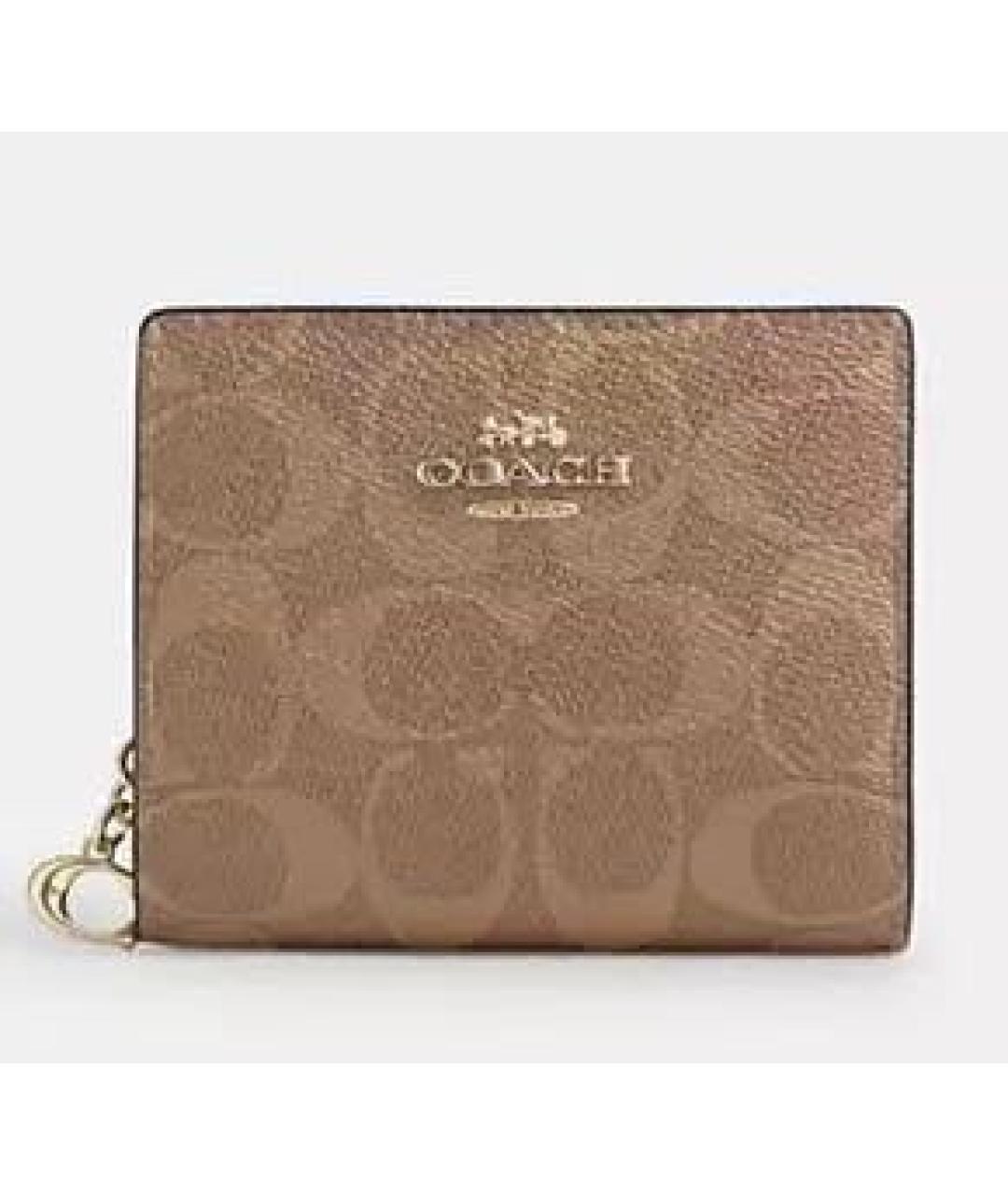 COACH Коричневый кошелек, фото 9