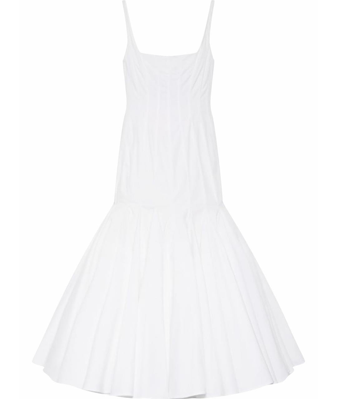JACQUEMUS Белое хлопковое повседневное платье, фото 1